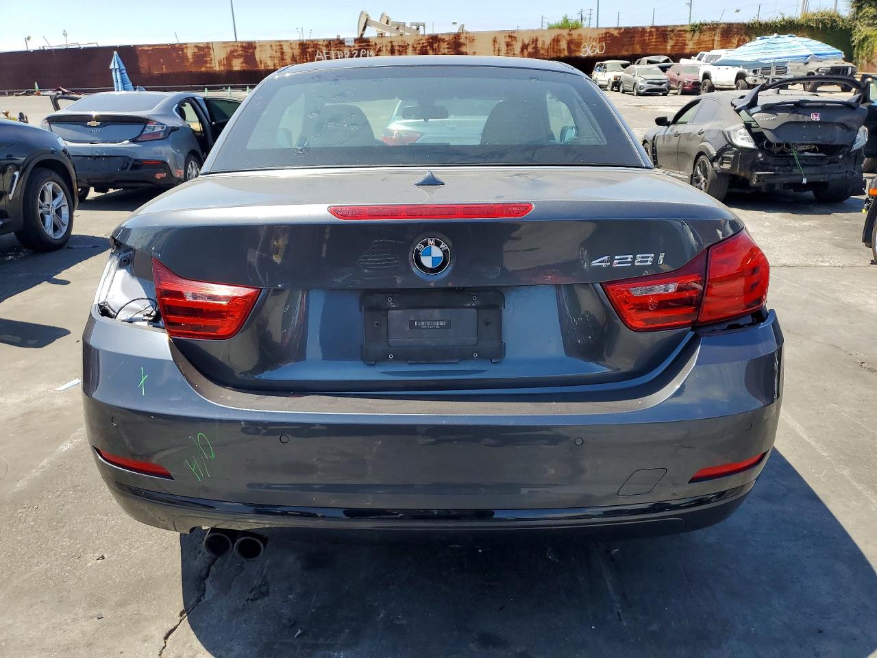 2014 Bmw 428 I Sulev Gray vin: WBA3V7C50EP771262
