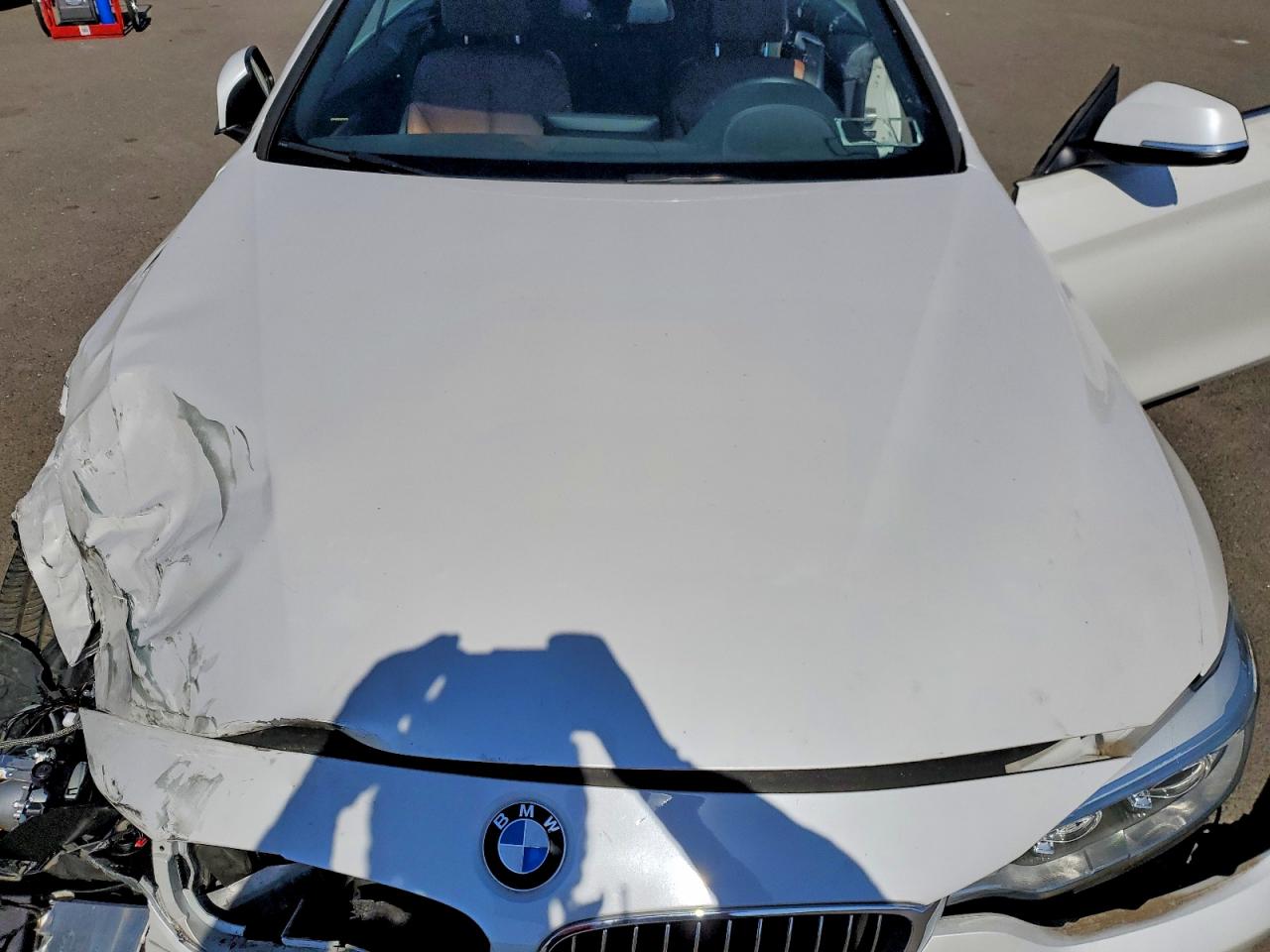 2015 Bmw 428 I Sulev White vin: WBA3V7C50FP772235