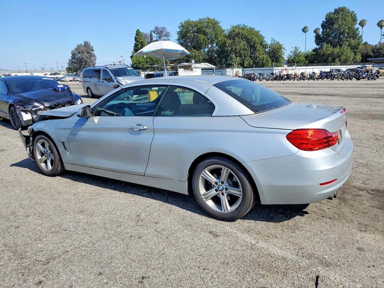 2014 Bmw 428 I Sulev Silver vin: WBA3V7C52EP771070