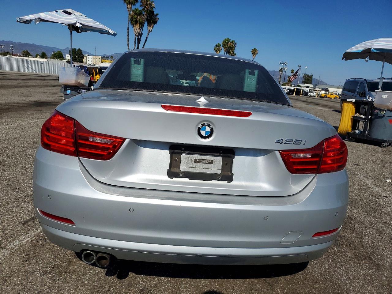 2014 Bmw 428 I Sulev Silver vin: WBA3V7C52EP771070