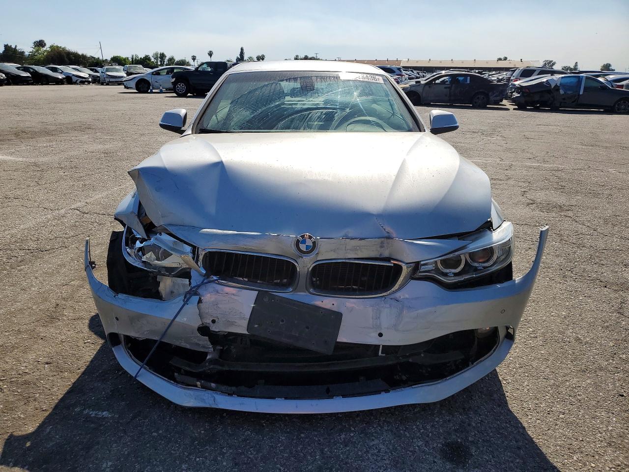 2014 Bmw 428 I Sulev Silver vin: WBA3V7C52EP771070