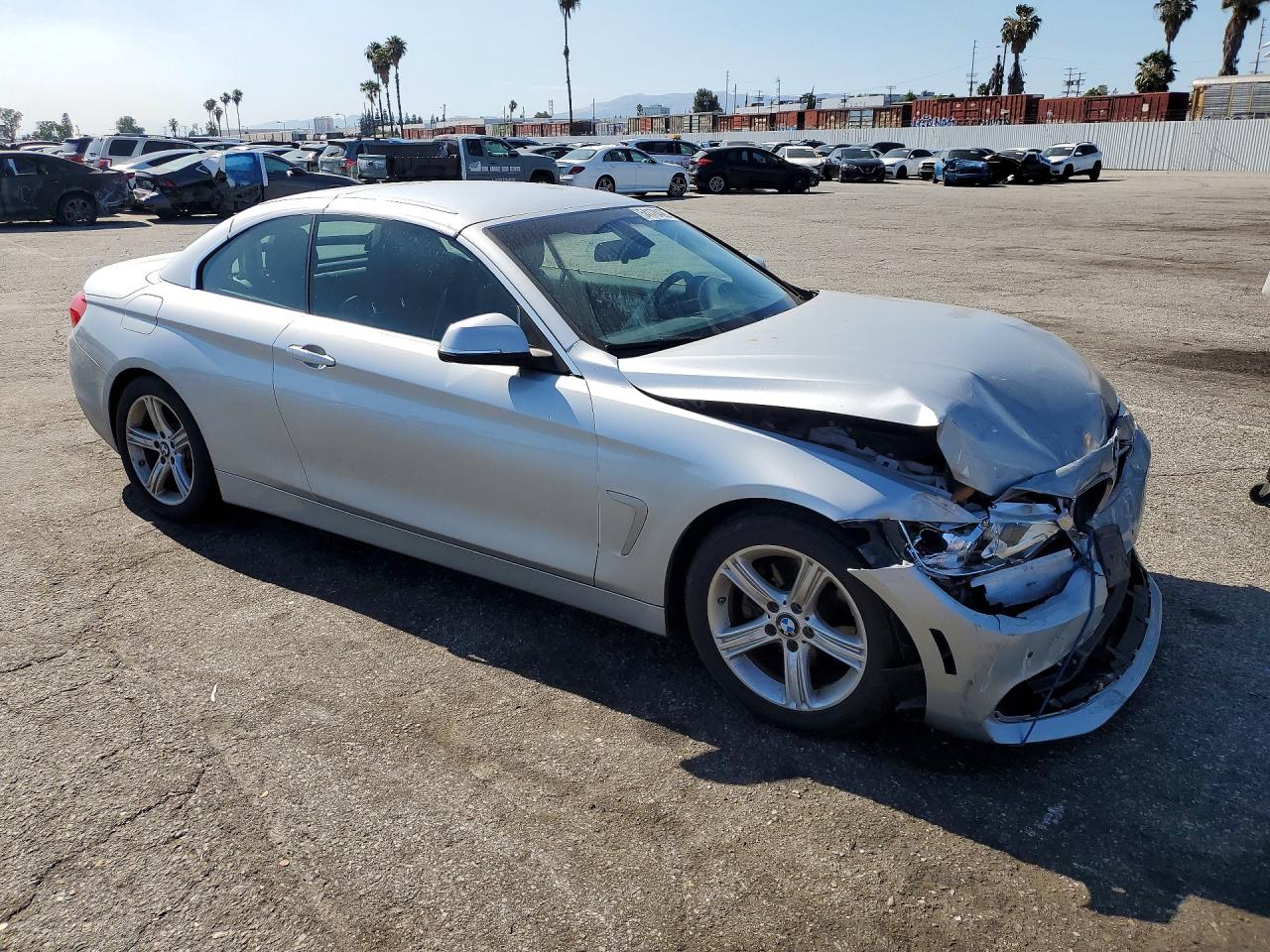2014 Bmw 428 I Sulev Silver vin: WBA3V7C52EP771070