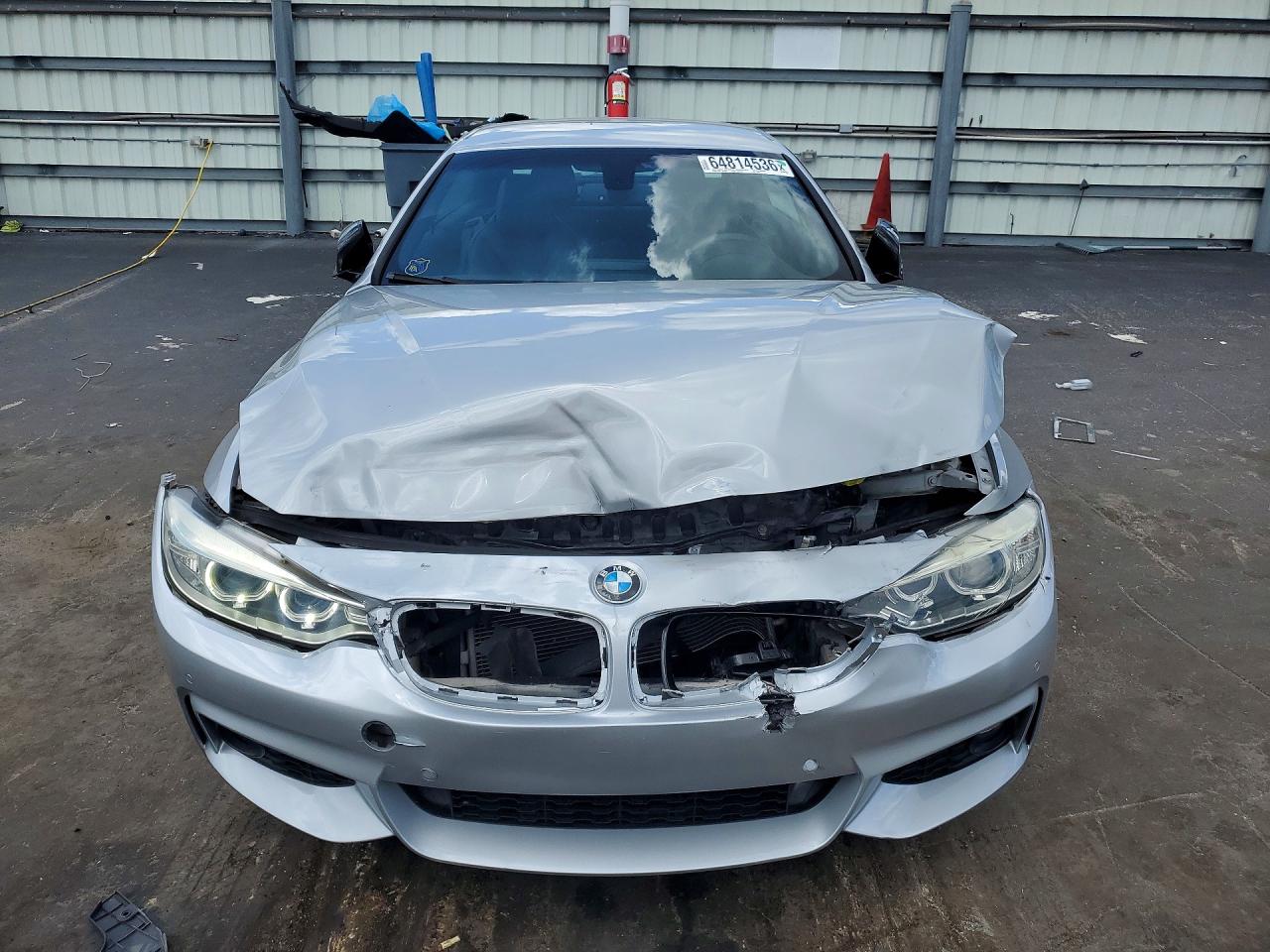 2015 Bmw 428 I Sulev Silver vin: WBA3V7C54FP772660