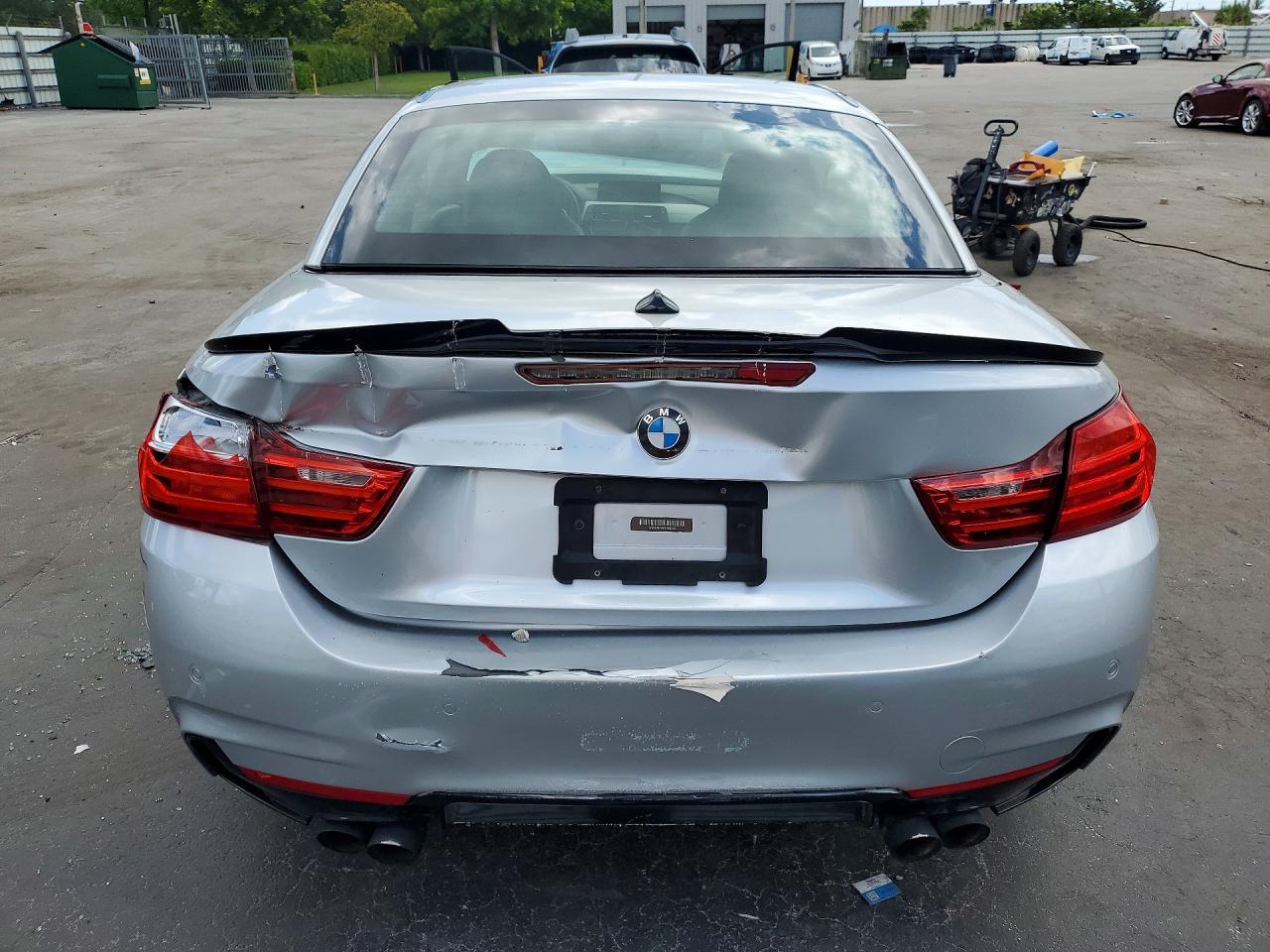 2015 Bmw 428 I Sulev Silver vin: WBA3V7C54FP772660