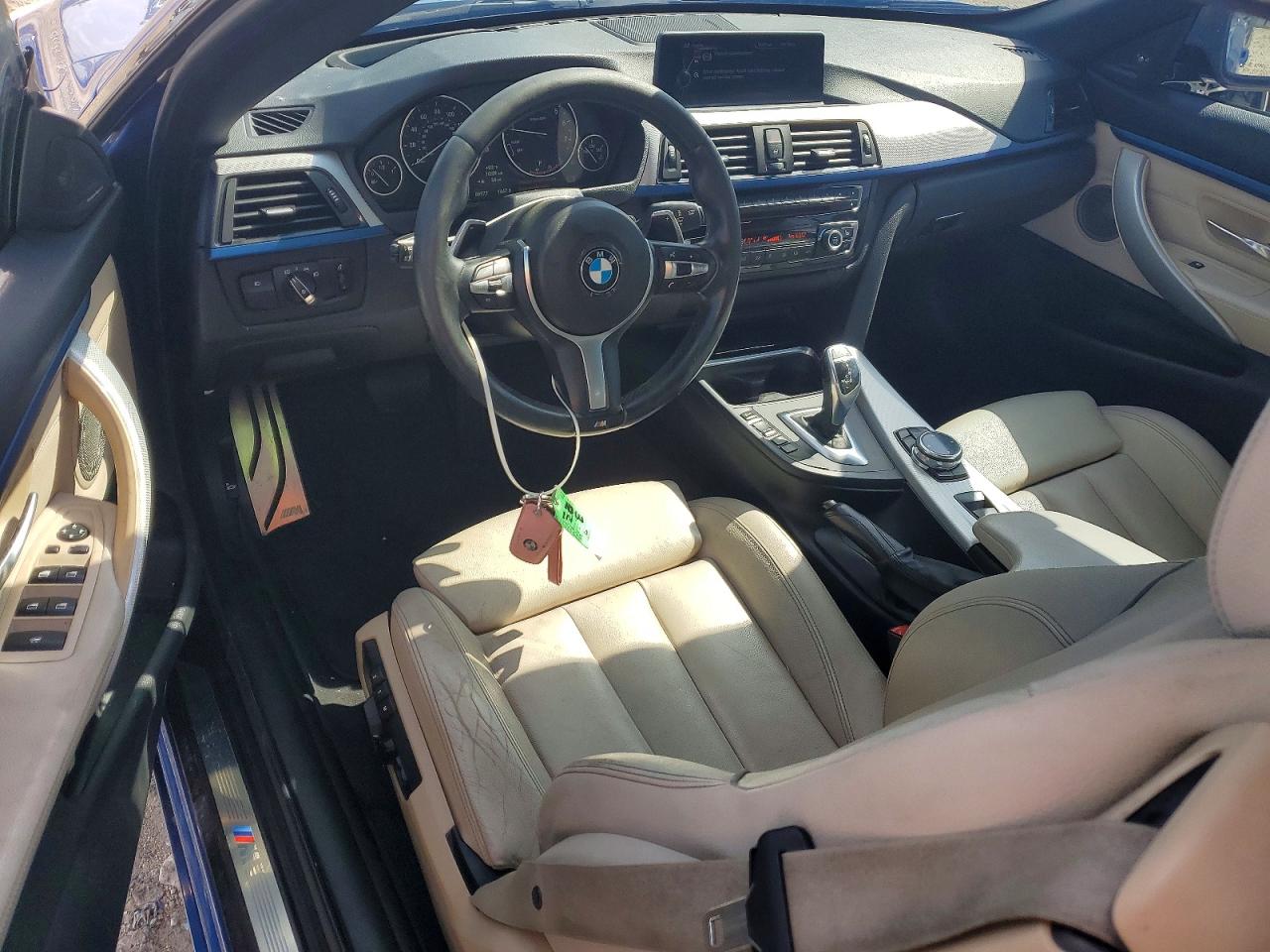 2014 Bmw 428 I Sulev Blue vin: WBA3V7C56EJ873362