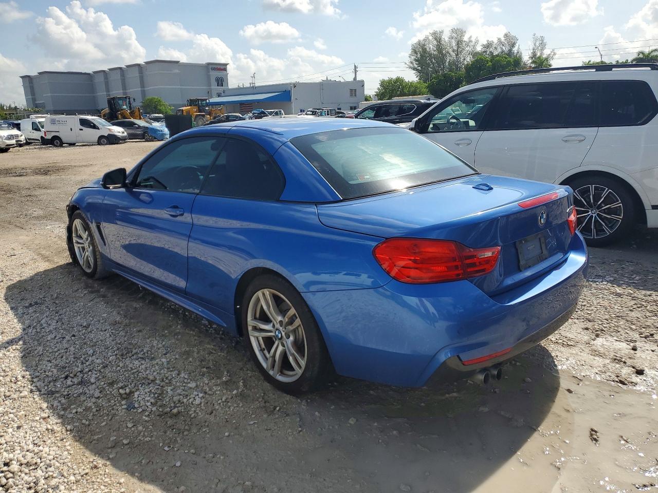 2014 Bmw 428 I Sulev Blue vin: WBA3V7C56EJ873362