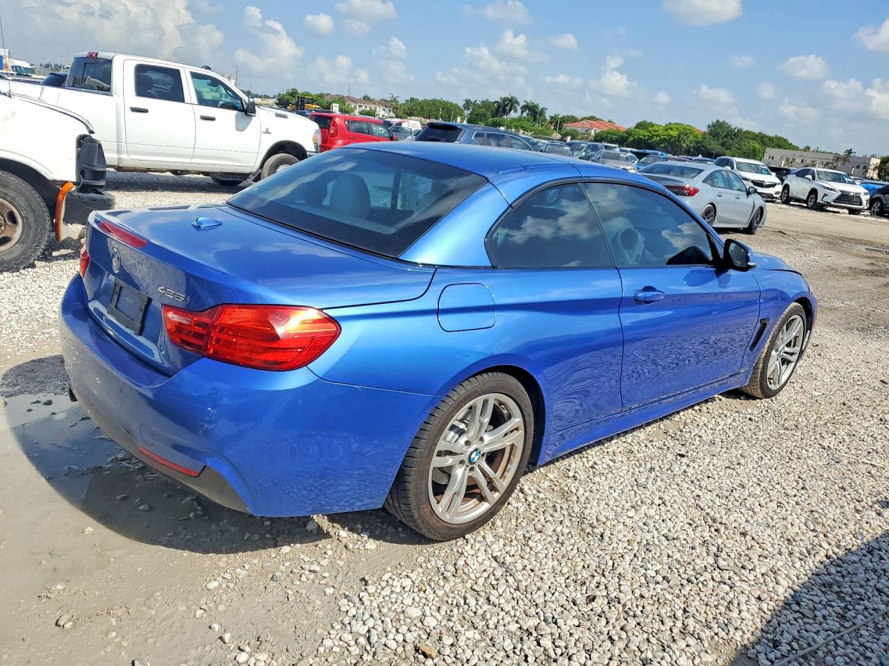 2014 Bmw 428 I Sulev Blue vin: WBA3V7C56EJ873362