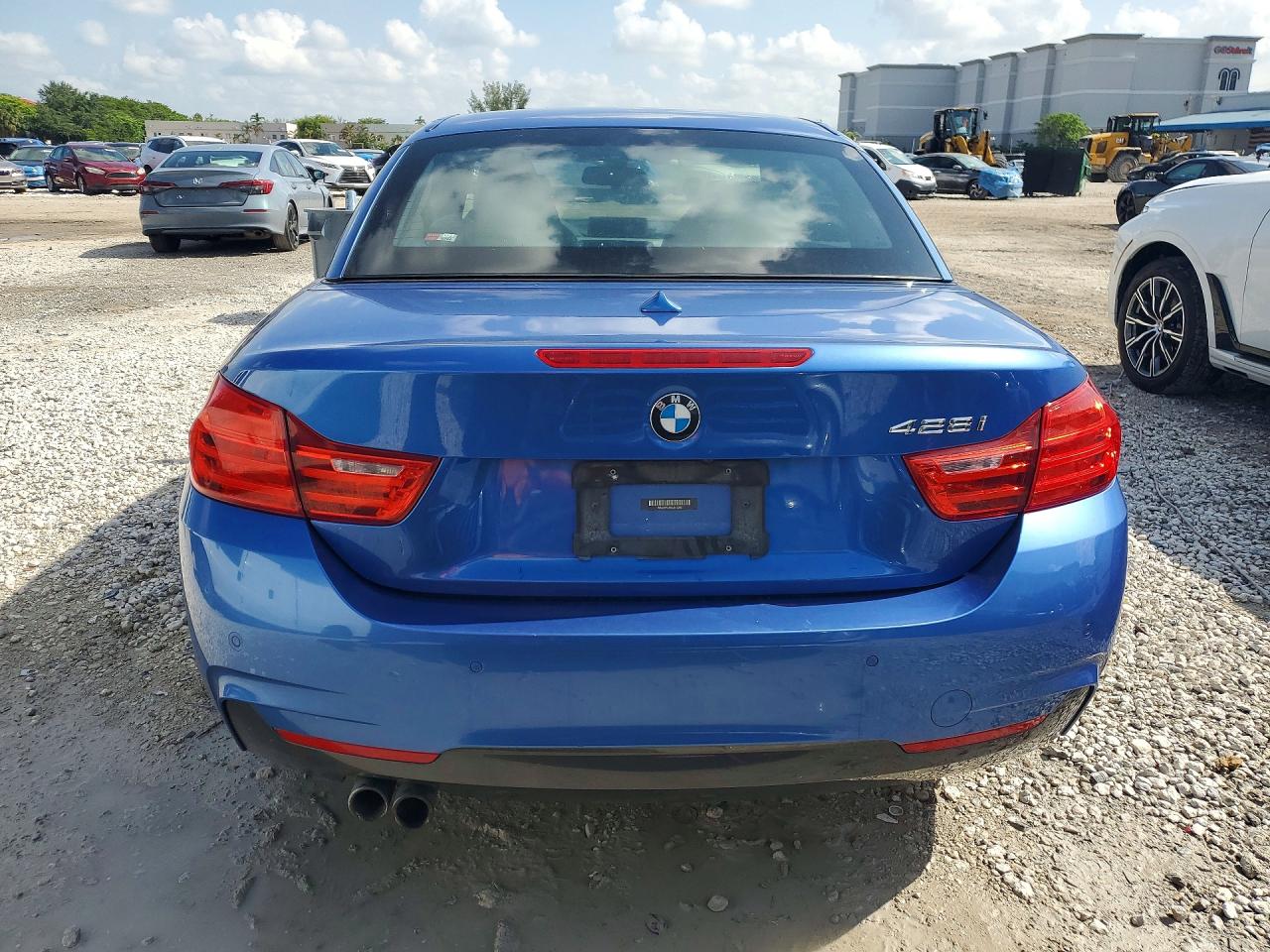 2014 Bmw 428 I Sulev Blue vin: WBA3V7C56EJ873362