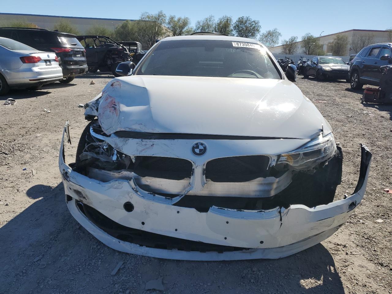 2015 Bmw 428 I Sulev White vin: WBA3V7C56FP772711