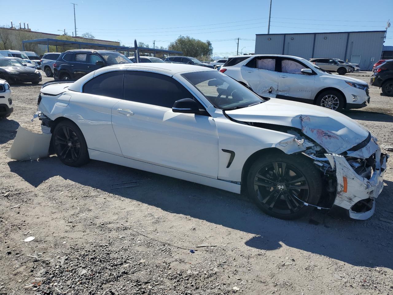 2015 Bmw 428 I Sulev White vin: WBA3V7C56FP772711