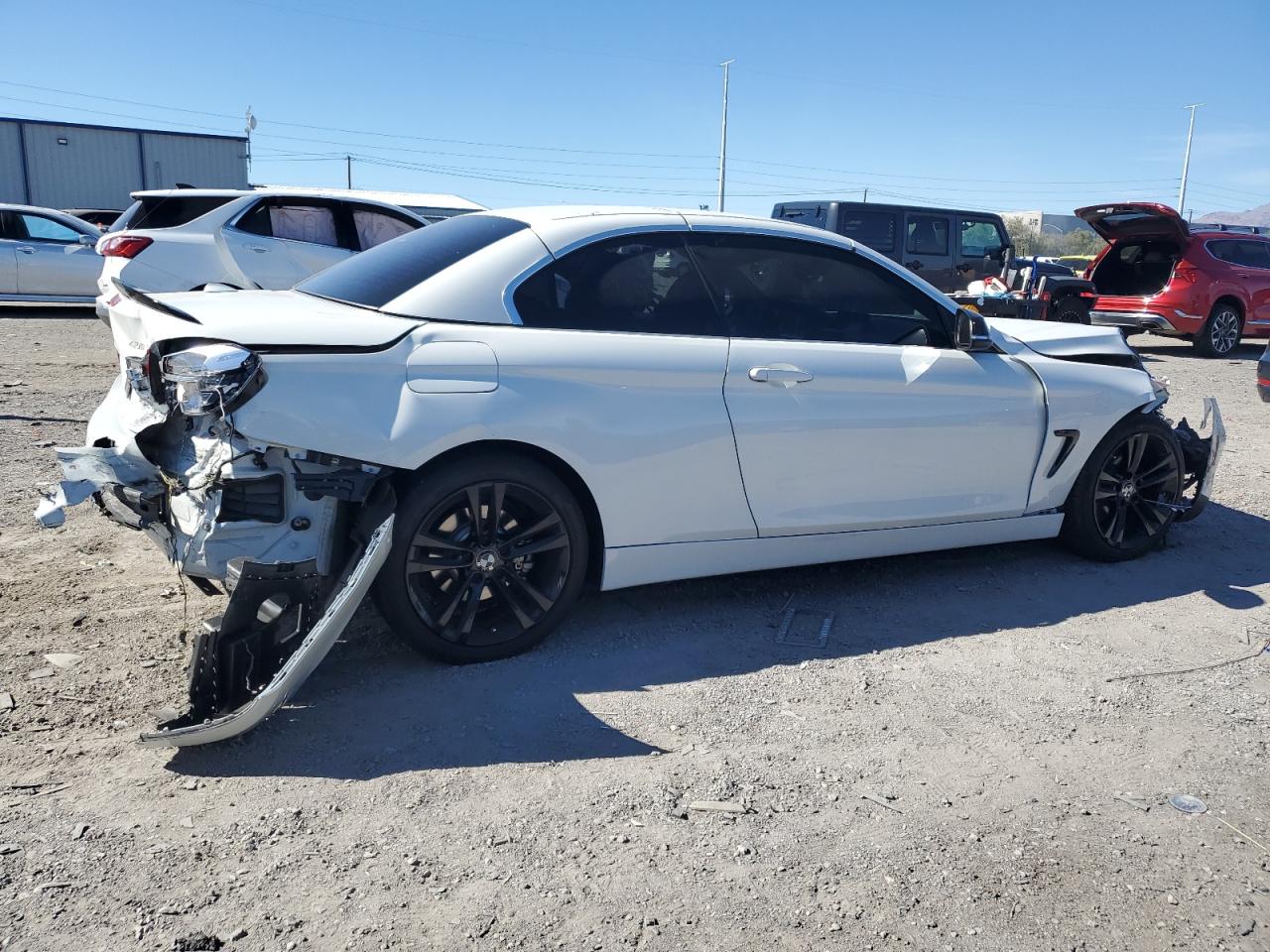 2015 Bmw 428 I Sulev White vin: WBA3V7C56FP772711