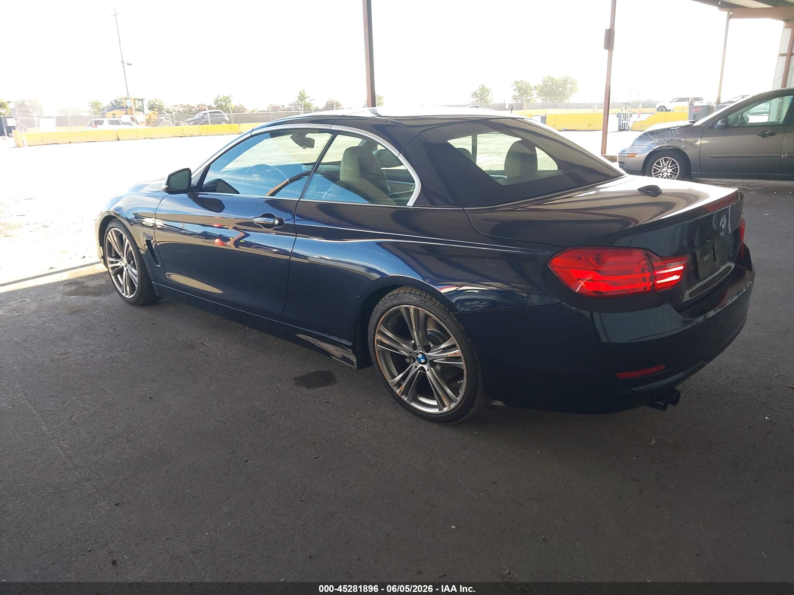 2016 Bmw 428i   Blue vin: WBA3V7C56G5A28915