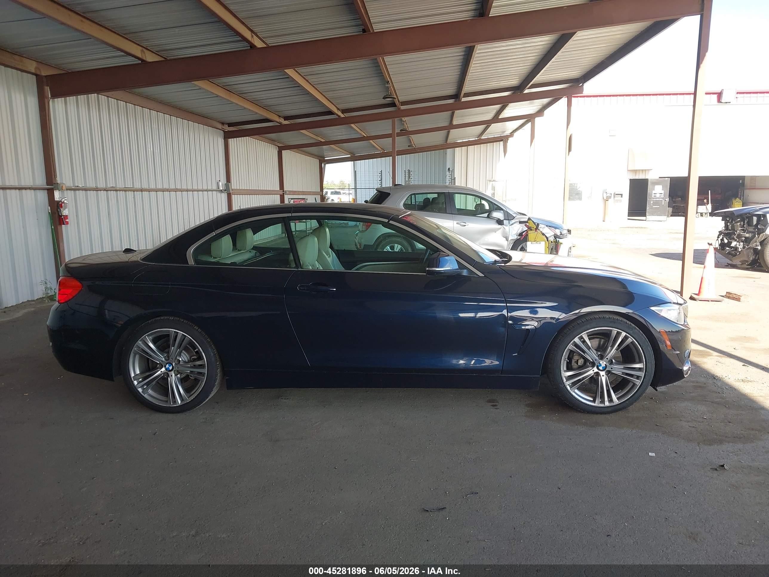 2016 Bmw 428i   Blue vin: WBA3V7C56G5A28915