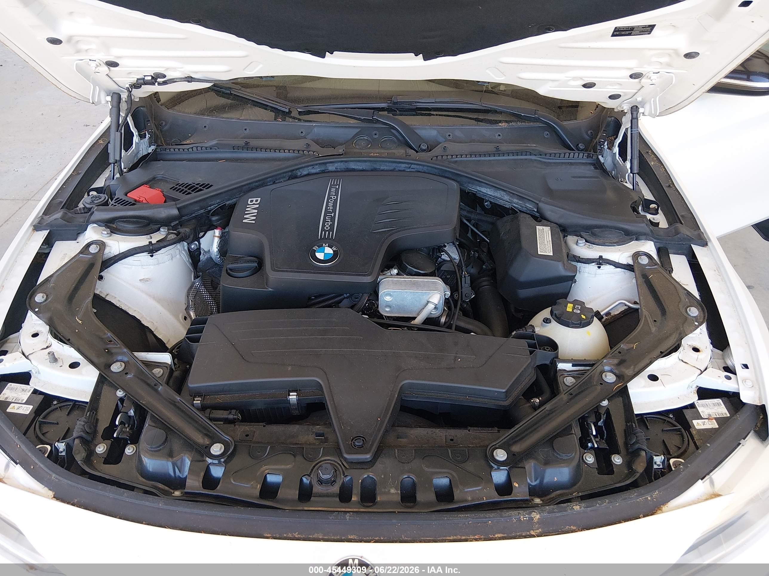 2014 Bmw 428i   White vin: WBA3V7C57EJ873189