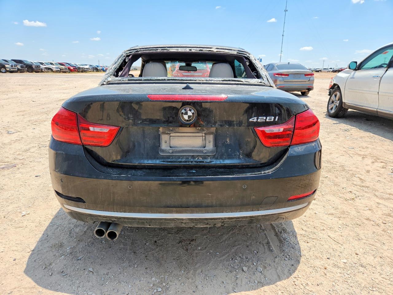 2015 Bmw 428 I Sulev Black vin: WBA3V7C57FP771485