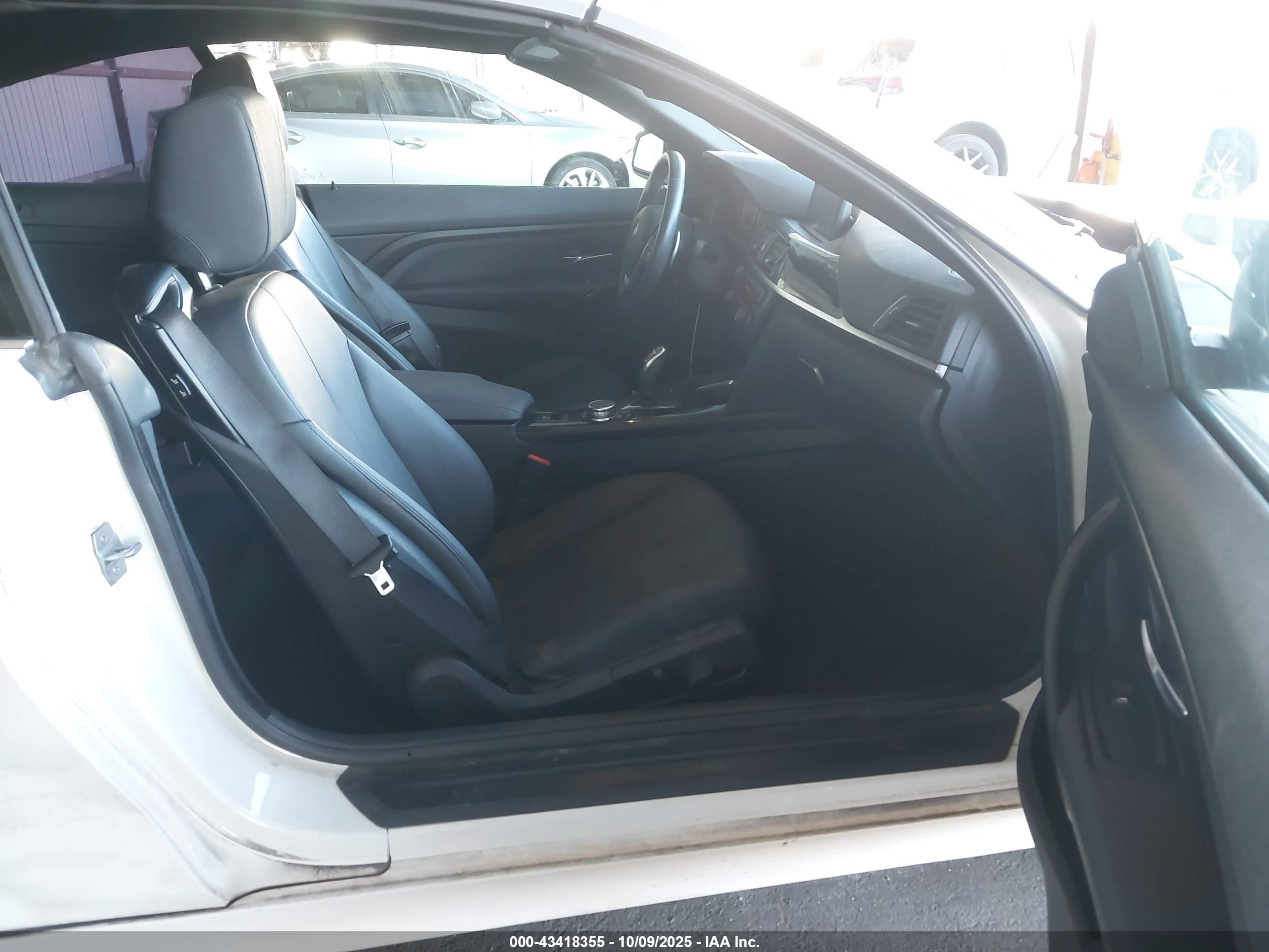 2015 Bmw 428i   White vin: WBA3V7C58F5A24265