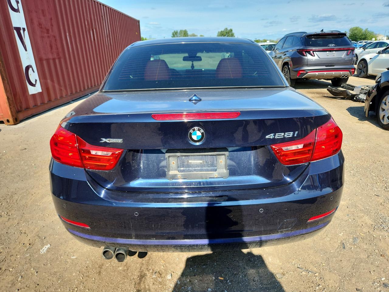 2014 Bmw 428 Xi Blue vin: WBA3V9C50EPR69187