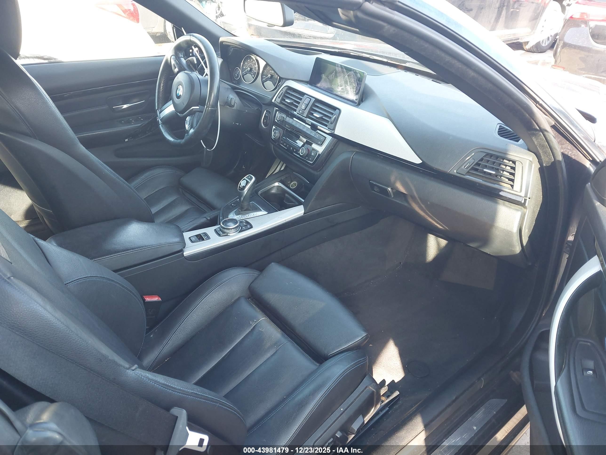 2015 Bmw 428i Xdrive Gray vin: WBA3V9C50FP798653