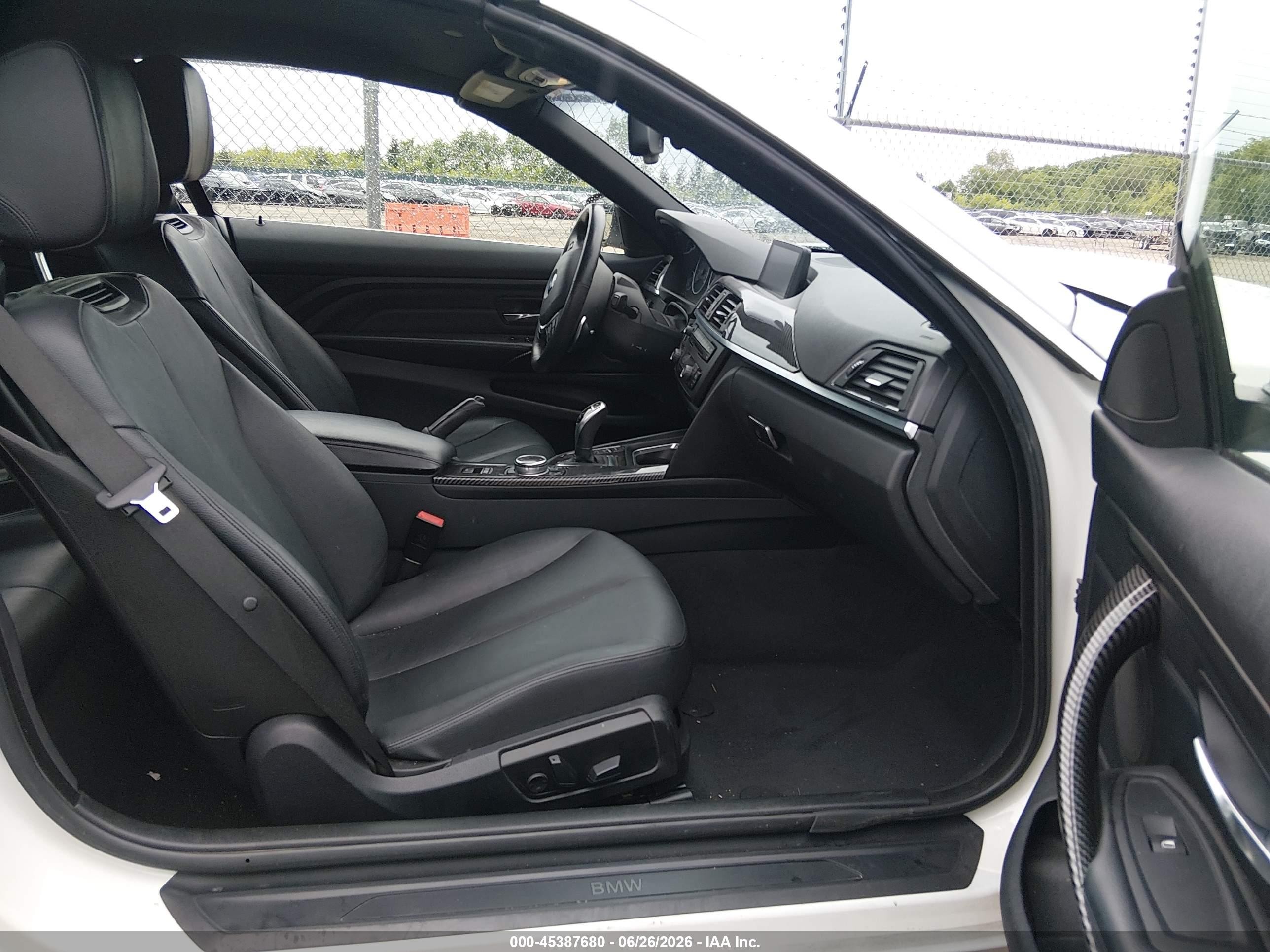 2015 Bmw 428i Xdrive White vin: WBA3V9C52FP798766