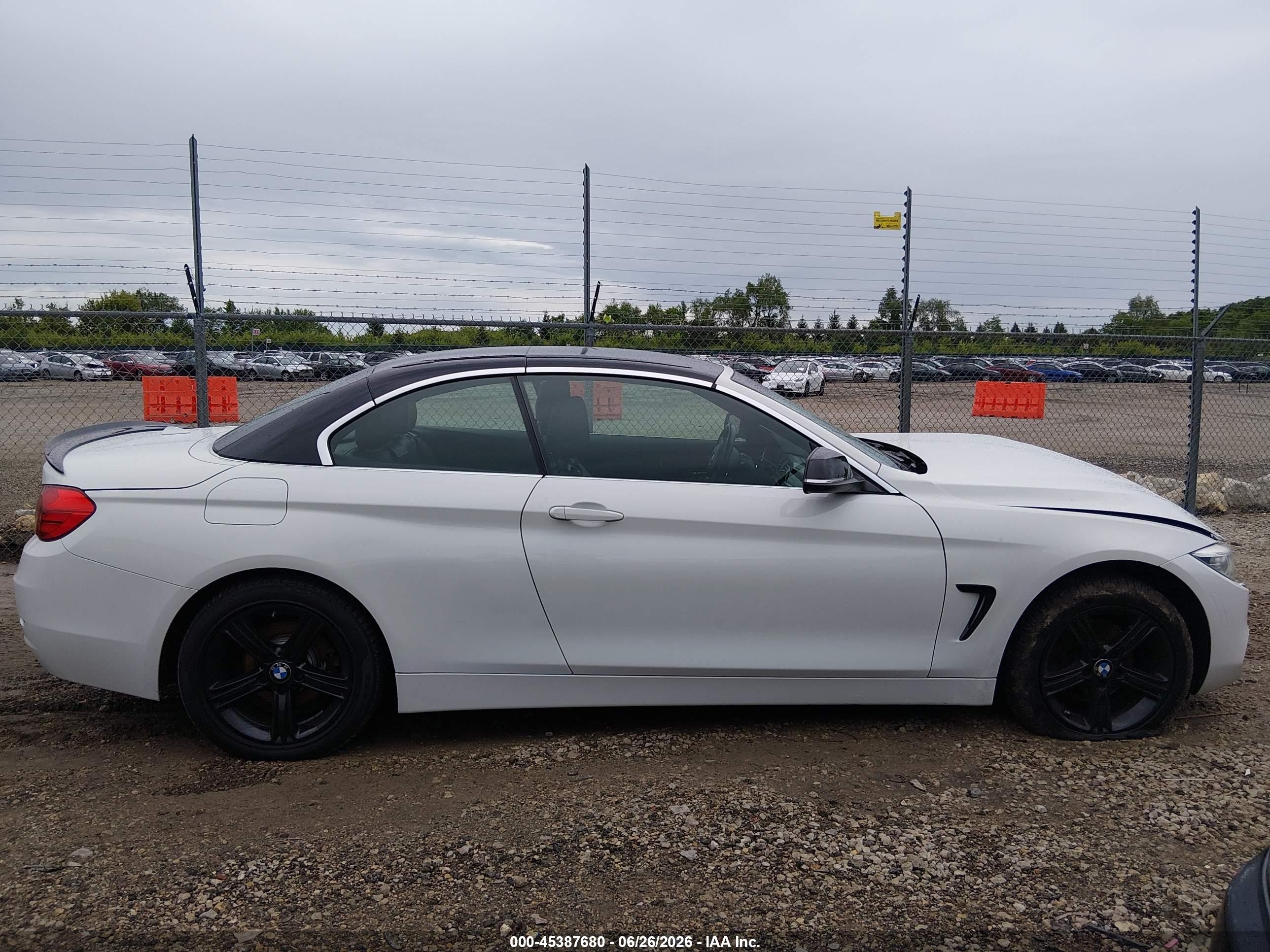 2015 Bmw 428i Xdrive White vin: WBA3V9C52FP798766