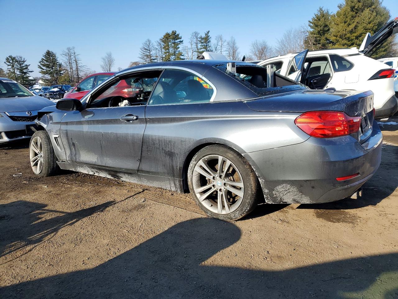 2015 Bmw 428 Xi Gray vin: WBA3V9C53F5A78617