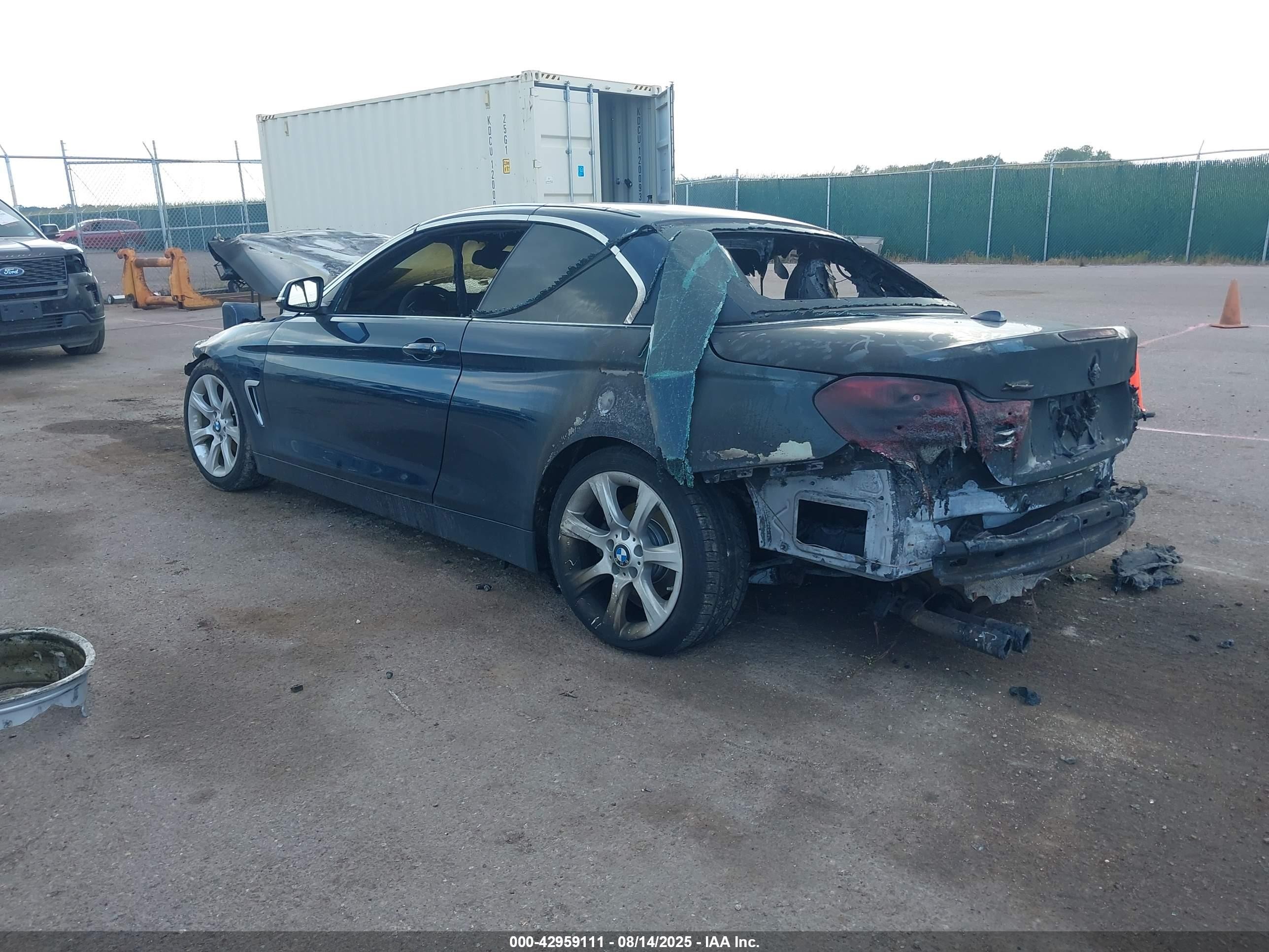 2015 Bmw 428i Xdrive Black vin: WBA3V9C53FP798923