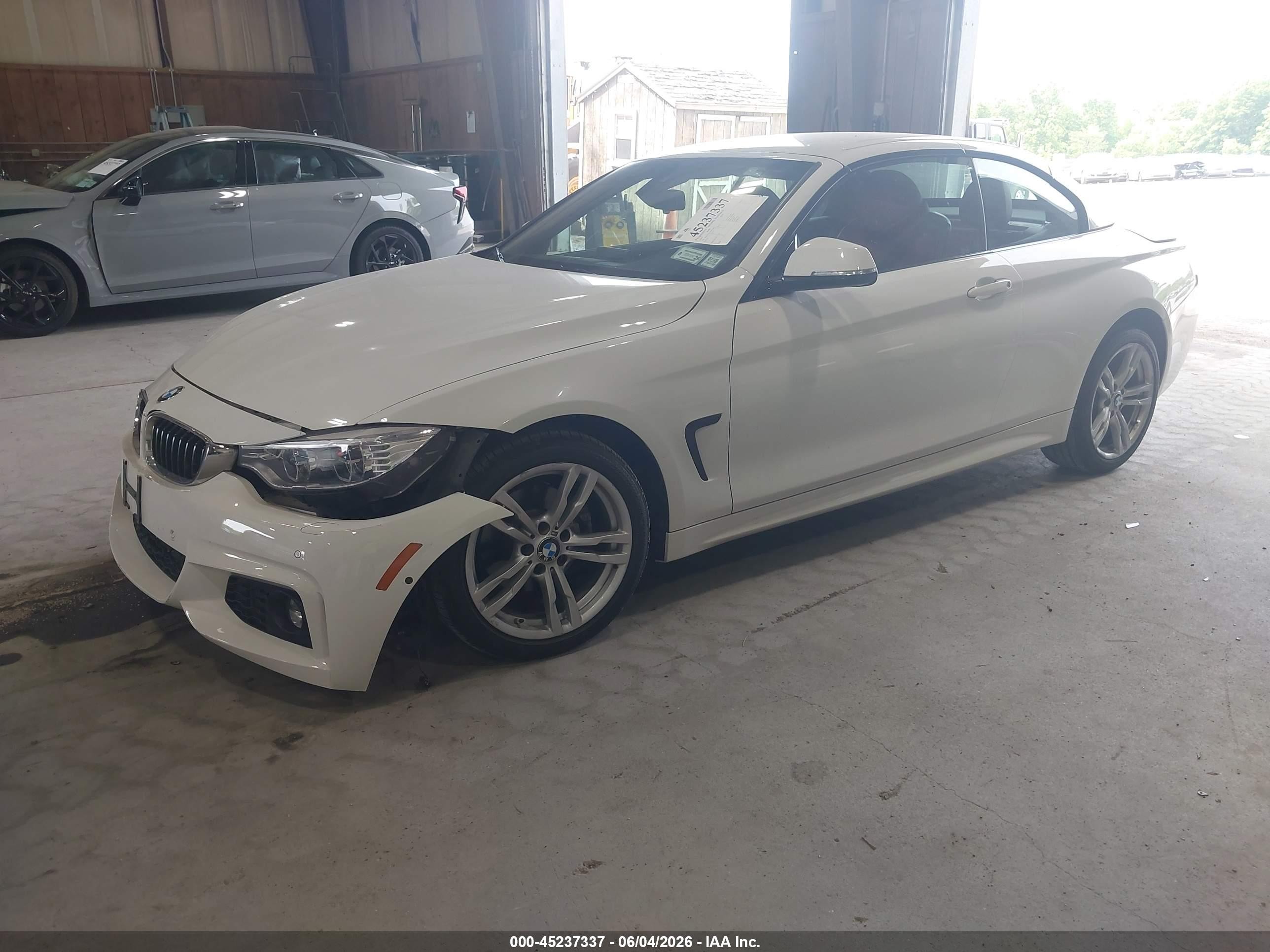 2014 Bmw 428i Xdrive White vin: WBA3V9C55EP798467