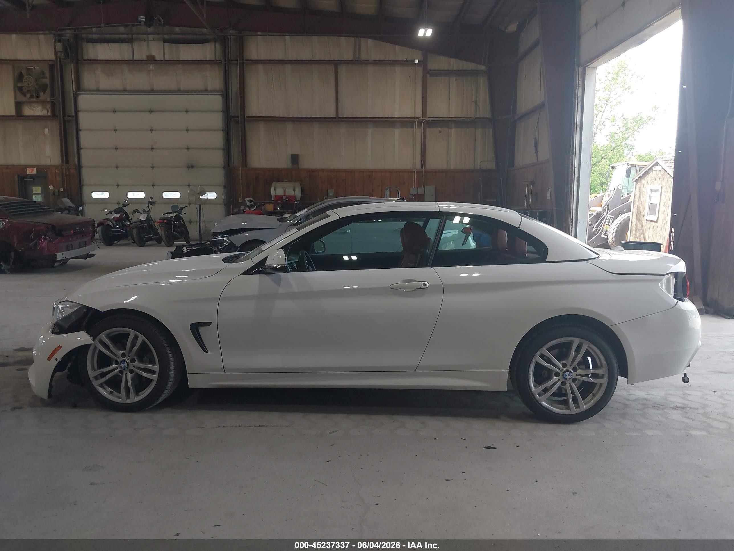 2014 Bmw 428i Xdrive White vin: WBA3V9C55EP798467