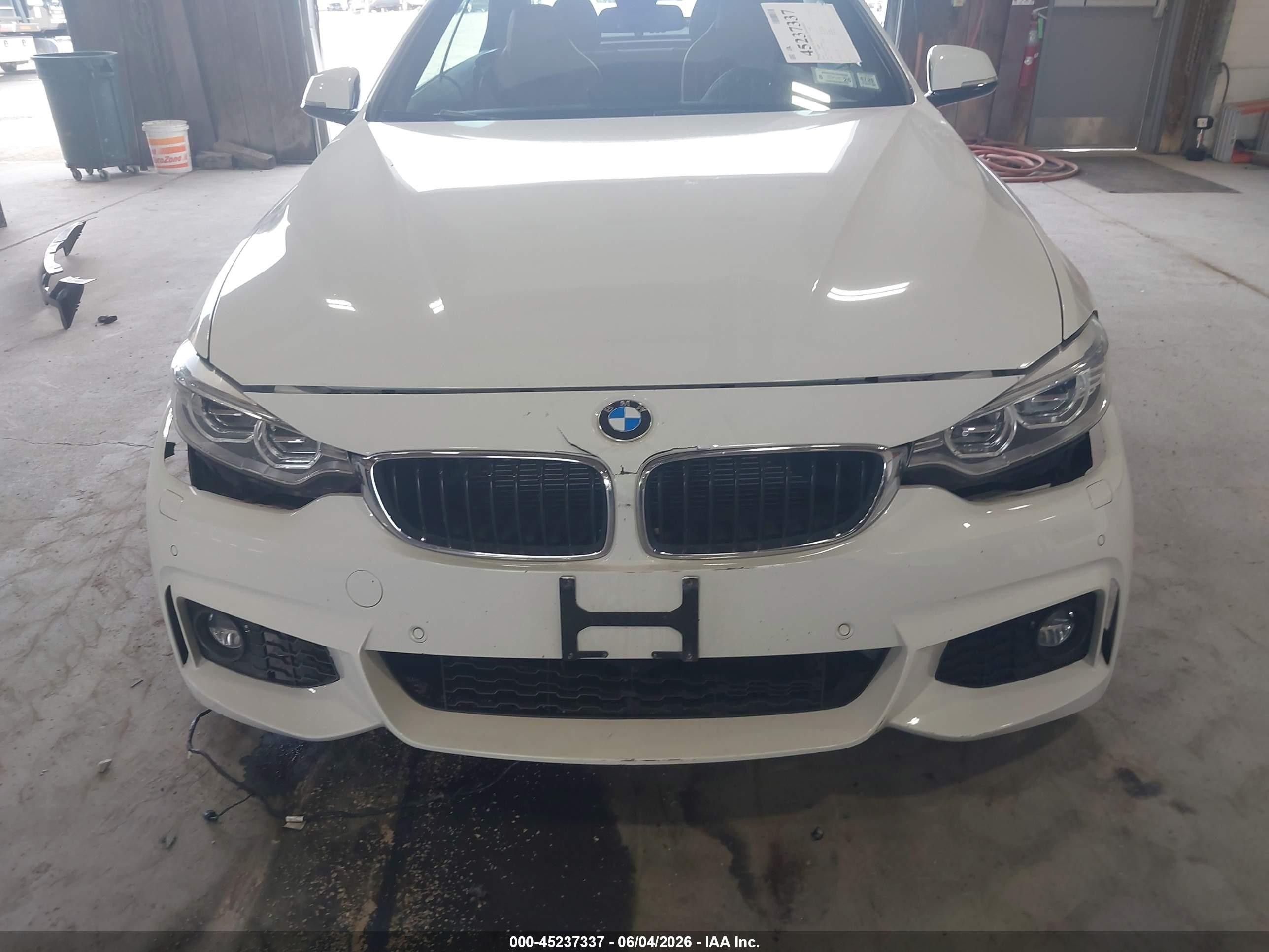 2014 Bmw 428i Xdrive White vin: WBA3V9C55EP798467