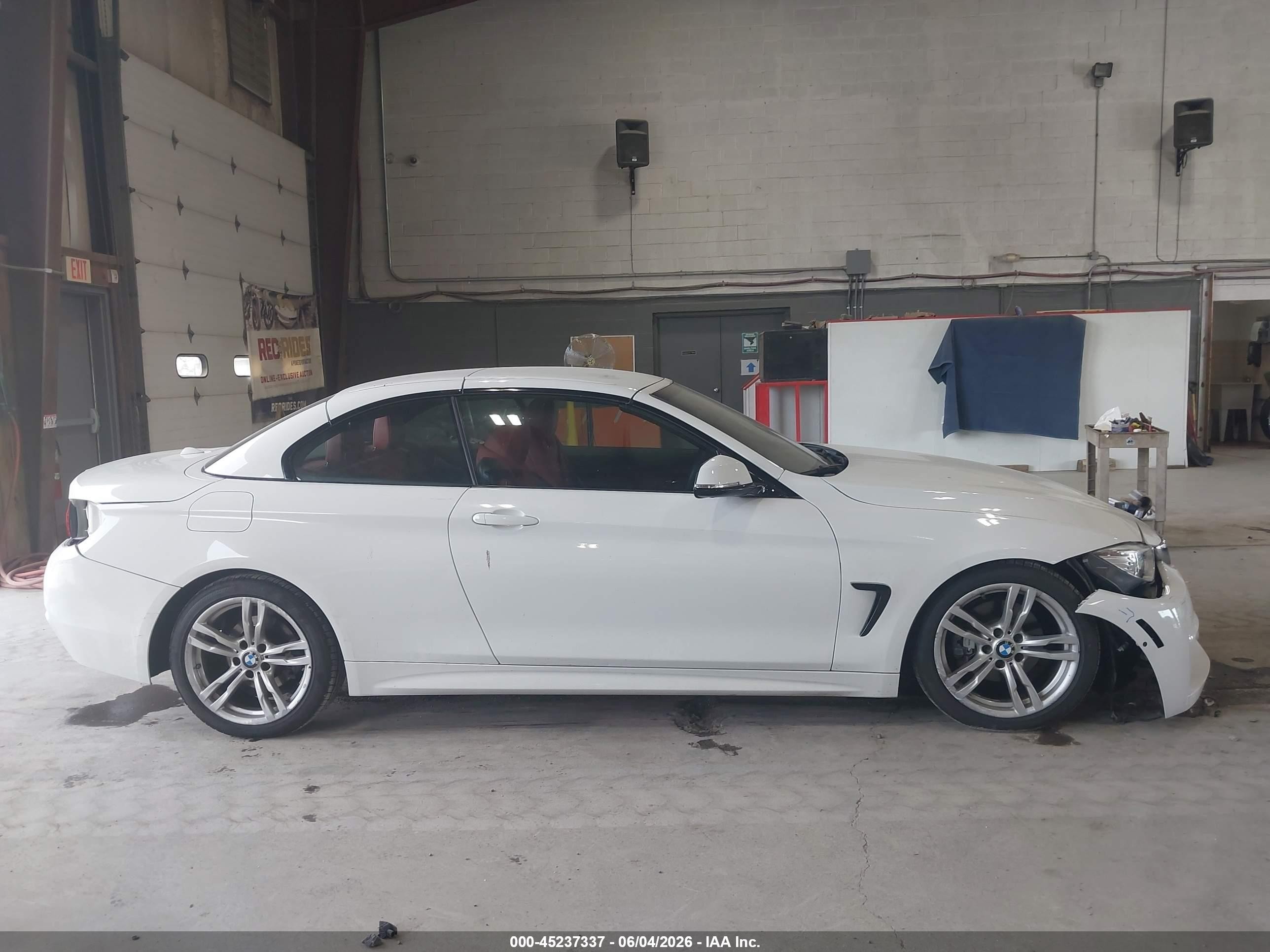 2014 Bmw 428i Xdrive White vin: WBA3V9C55EP798467