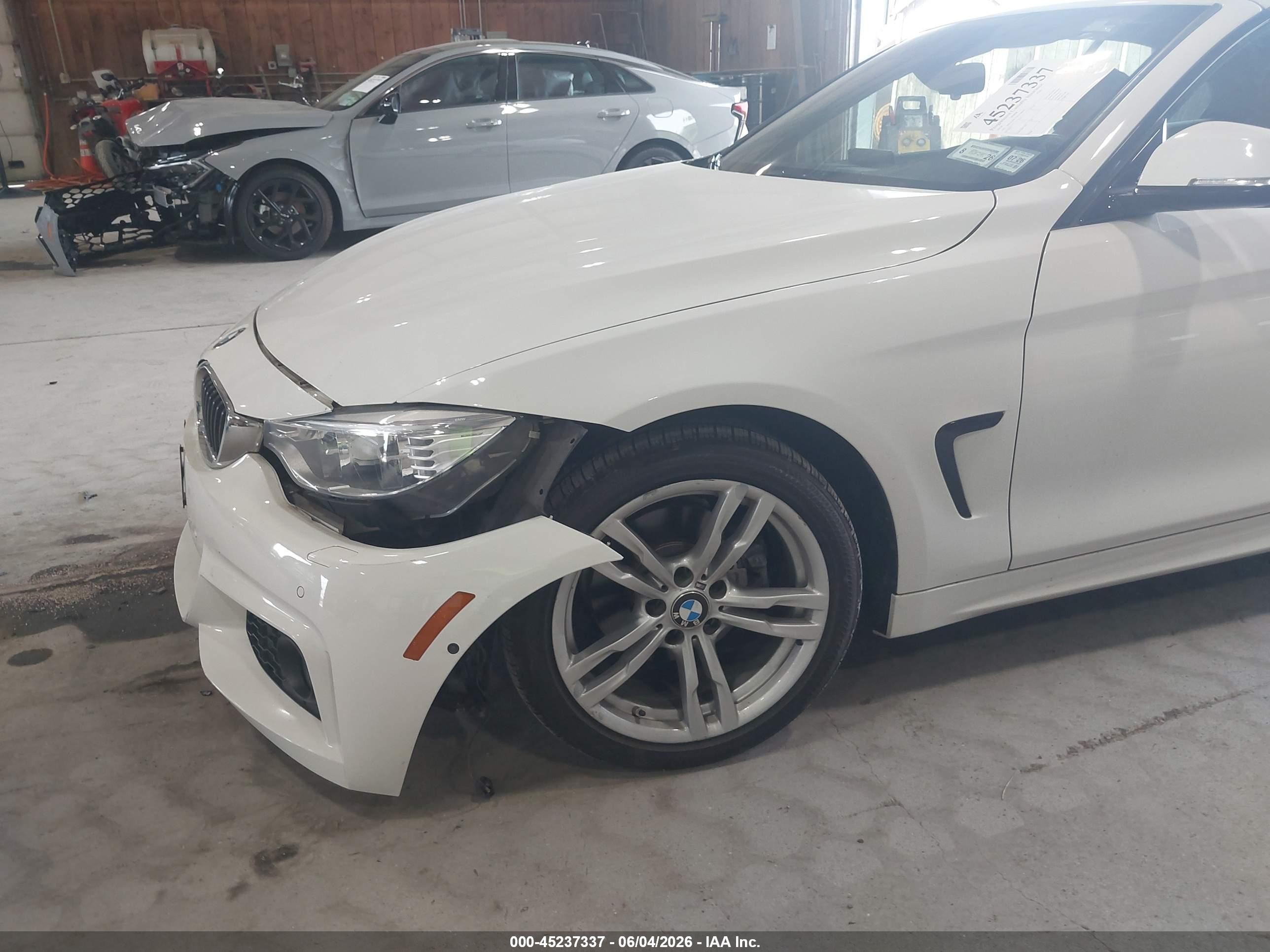 2014 Bmw 428i Xdrive White vin: WBA3V9C55EP798467