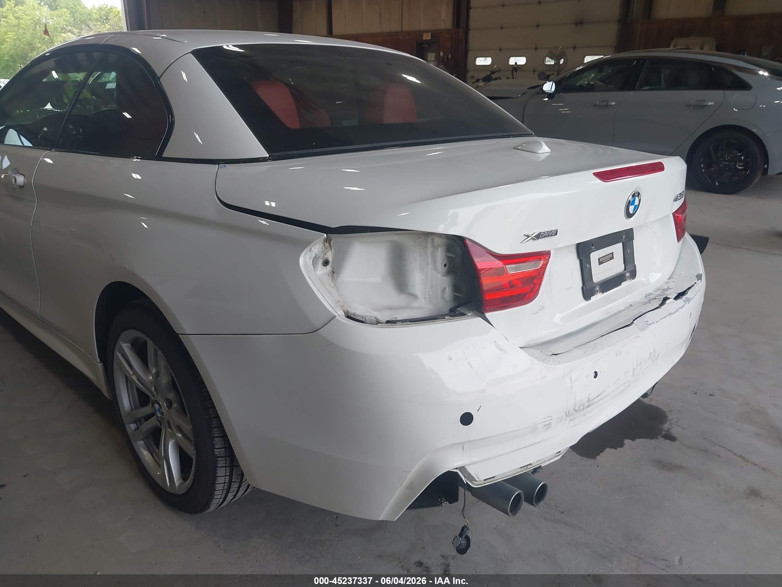 2014 Bmw 428i Xdrive White vin: WBA3V9C55EP798467