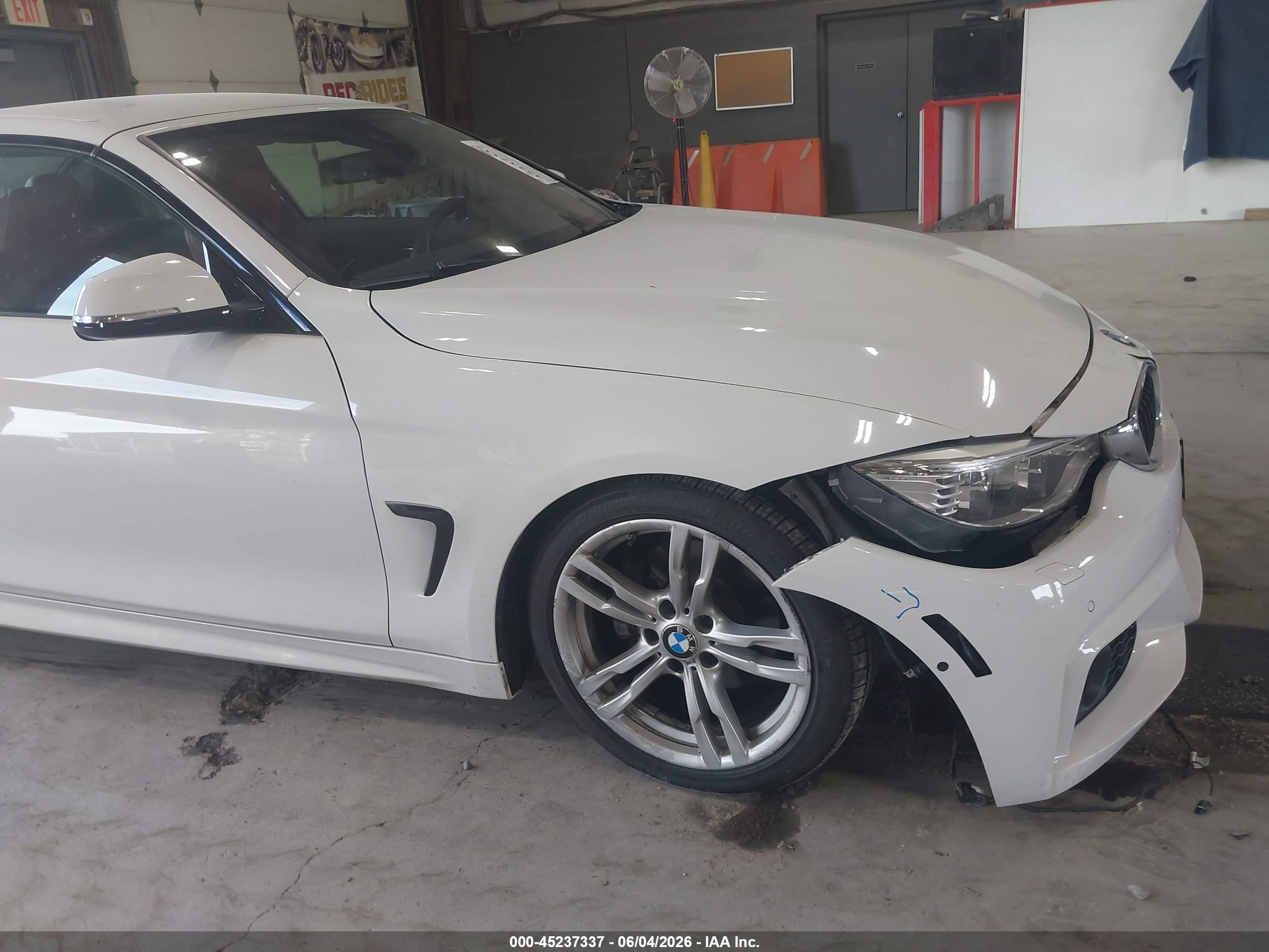 2014 Bmw 428i Xdrive White vin: WBA3V9C55EP798467