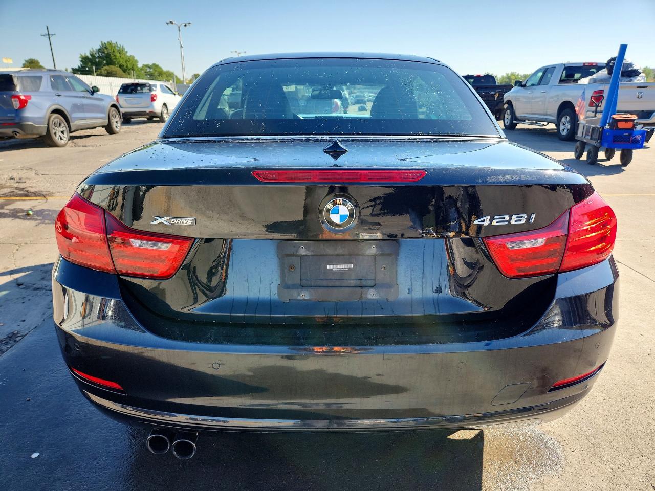 2015 Bmw 428 Xi Black vin: WBA3V9C57FP799007