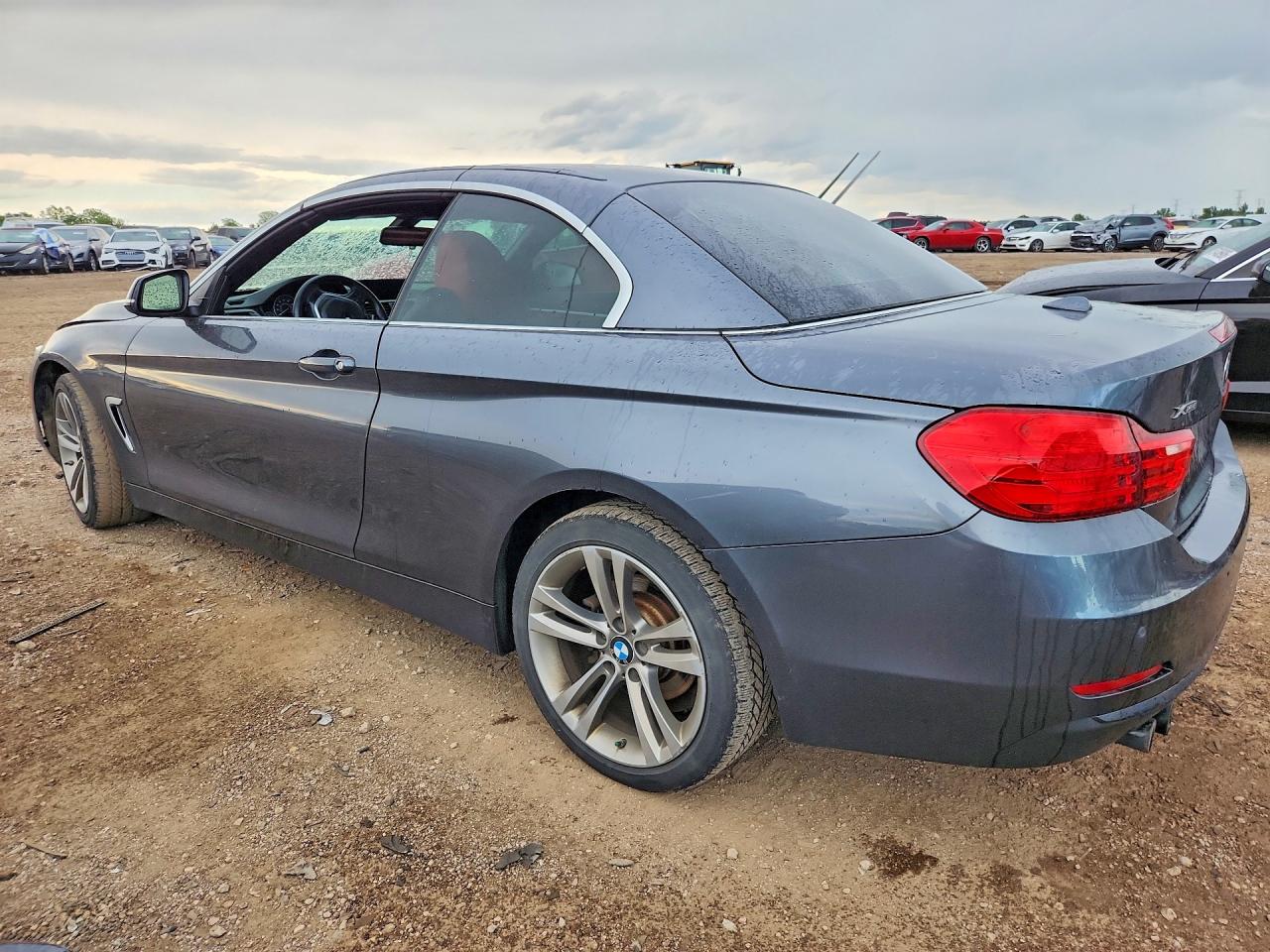 2015 Bmw 428 Xi Gray vin: WBA3V9C5XFP798756