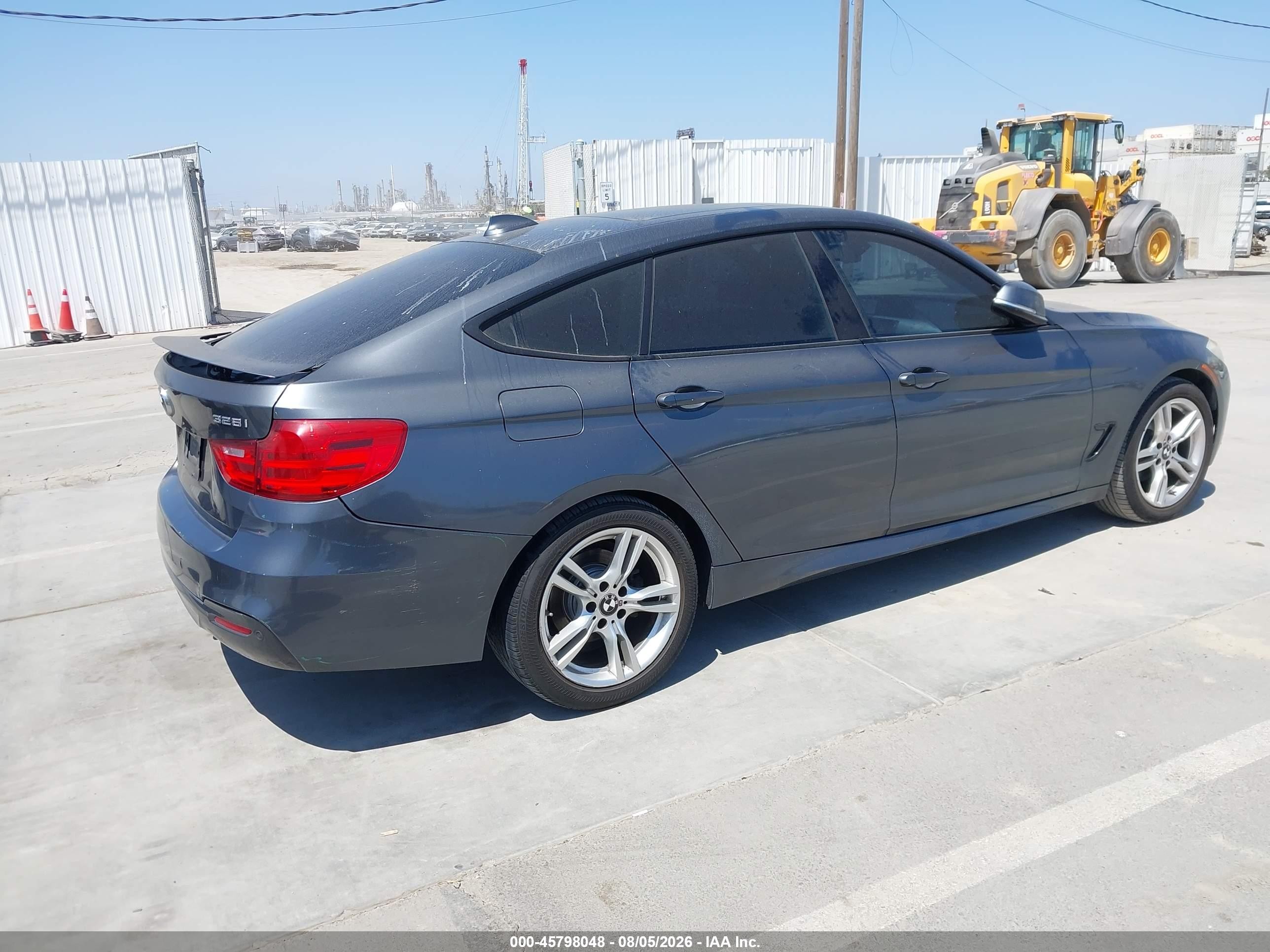 2014 Bmw 328i Gran Turismo Xdrive Gray vin: WBA3X5C51ED556568