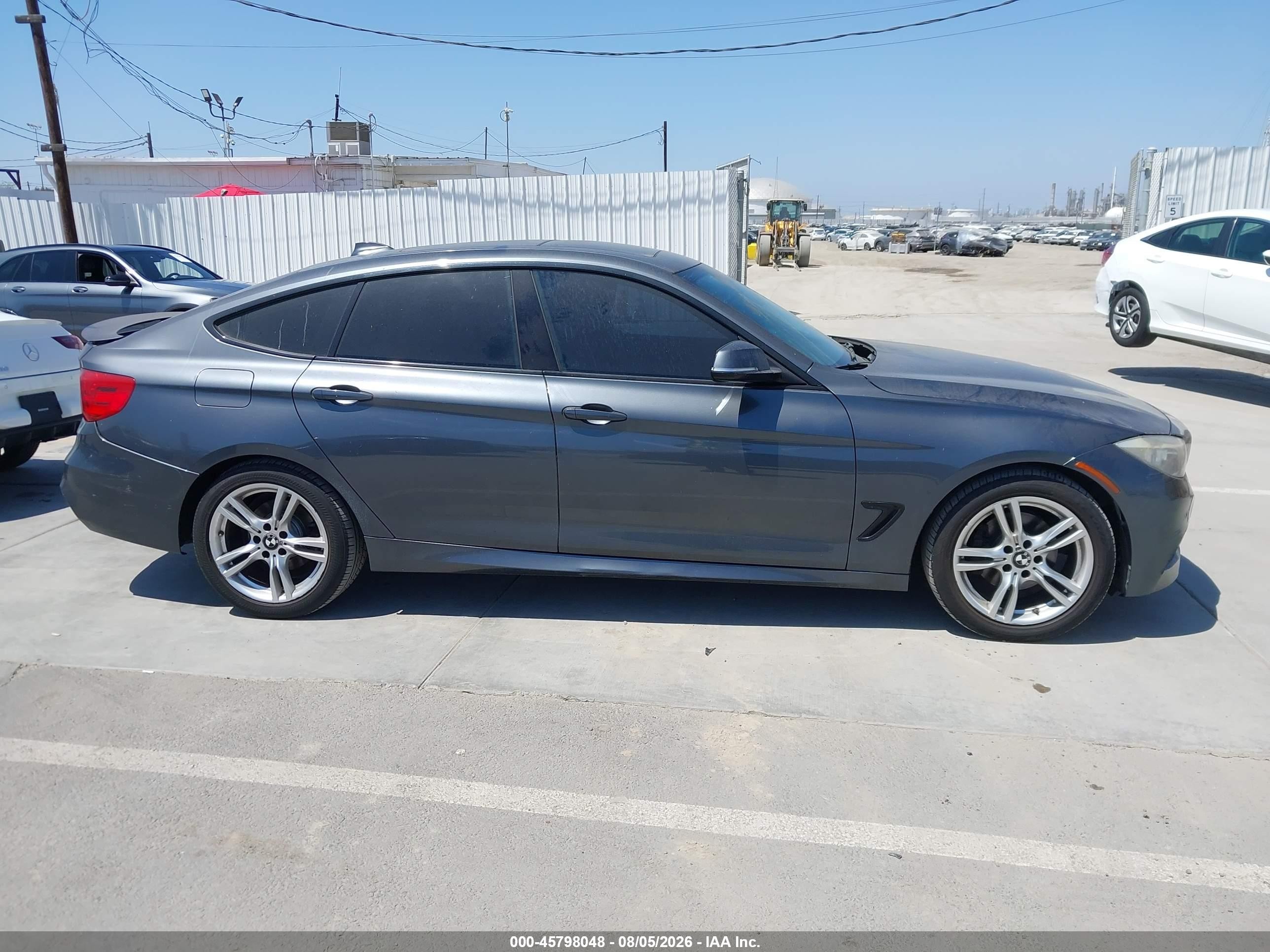 2014 Bmw 328i Gran Turismo Xdrive Gray vin: WBA3X5C51ED556568