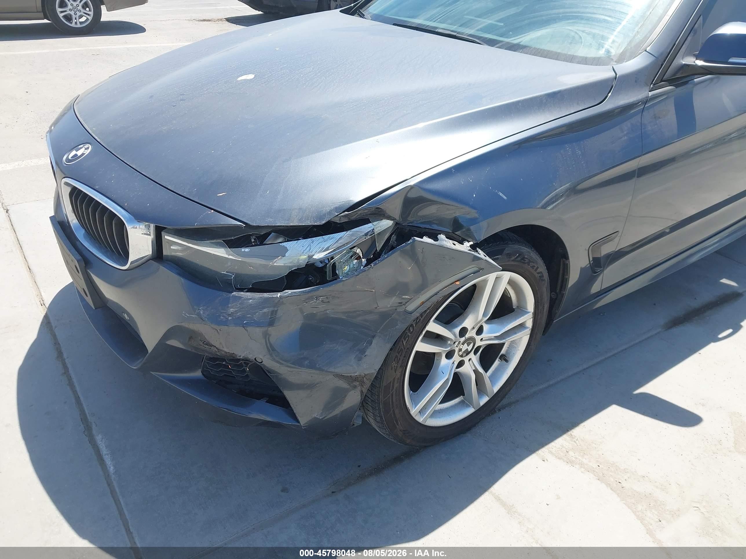 2014 Bmw 328i Gran Turismo Xdrive Gray vin: WBA3X5C51ED556568
