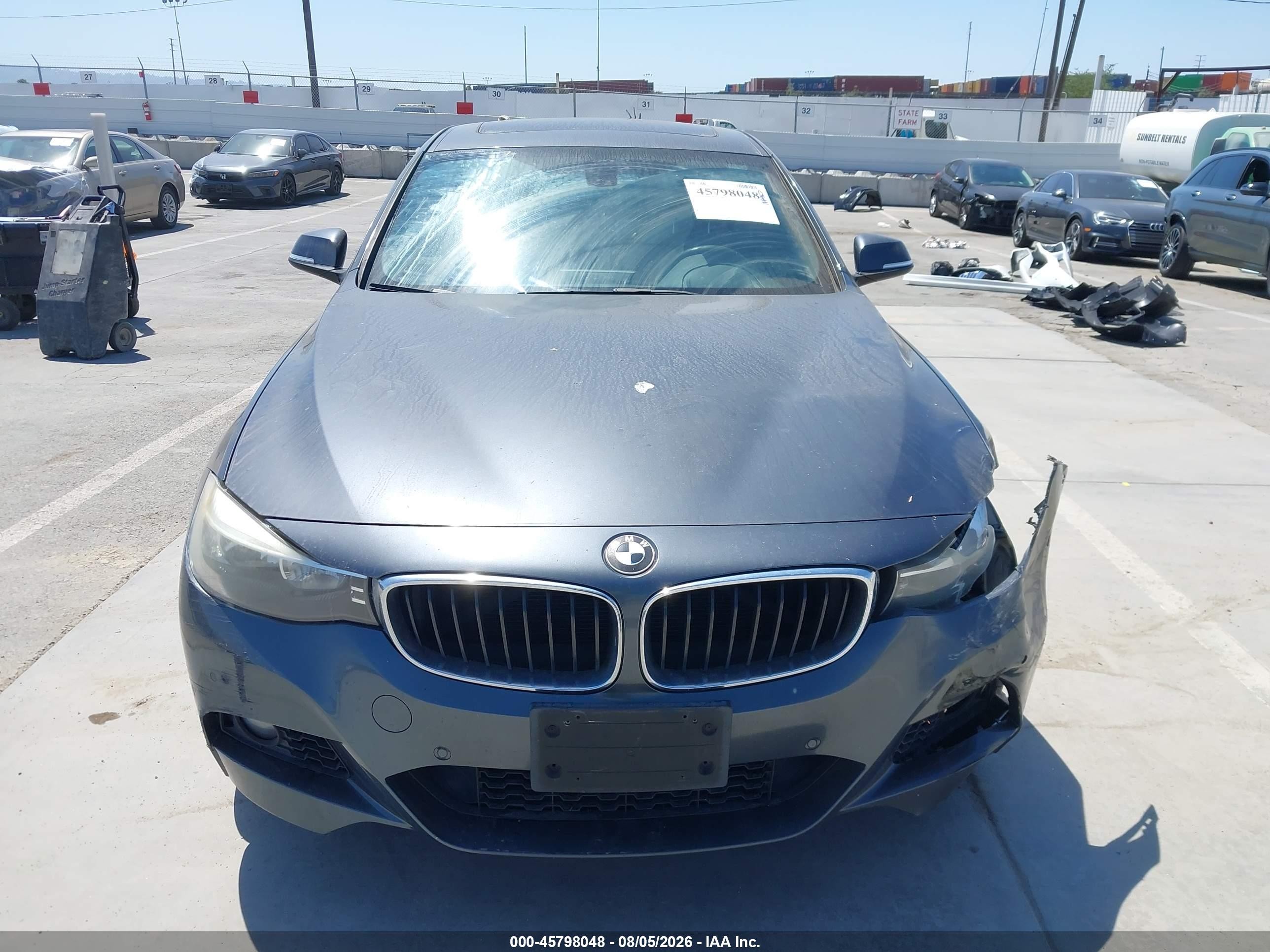 2014 Bmw 328i Gran Turismo Xdrive Gray vin: WBA3X5C51ED556568