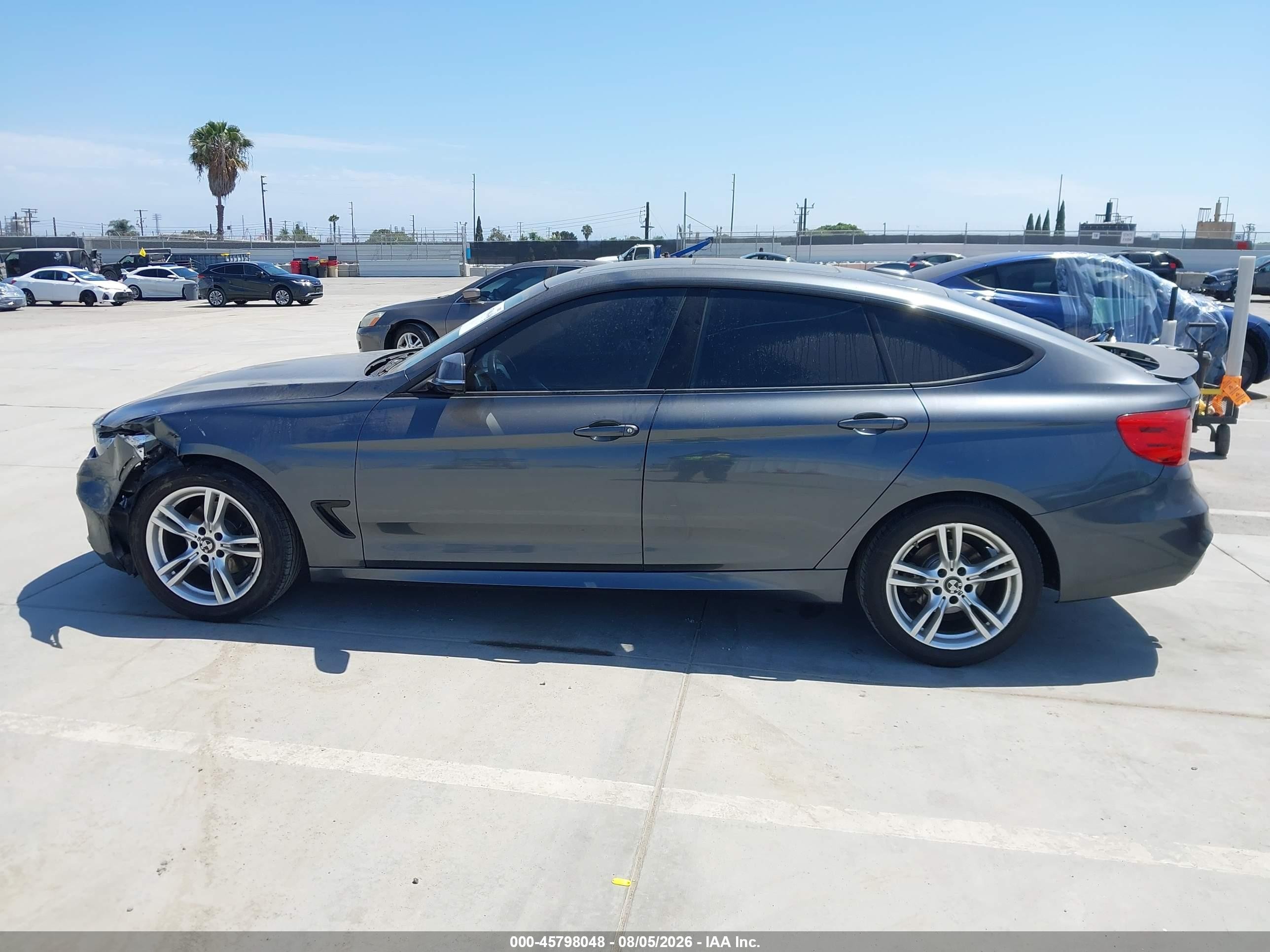 2014 Bmw 328i Gran Turismo Xdrive Gray vin: WBA3X5C51ED556568