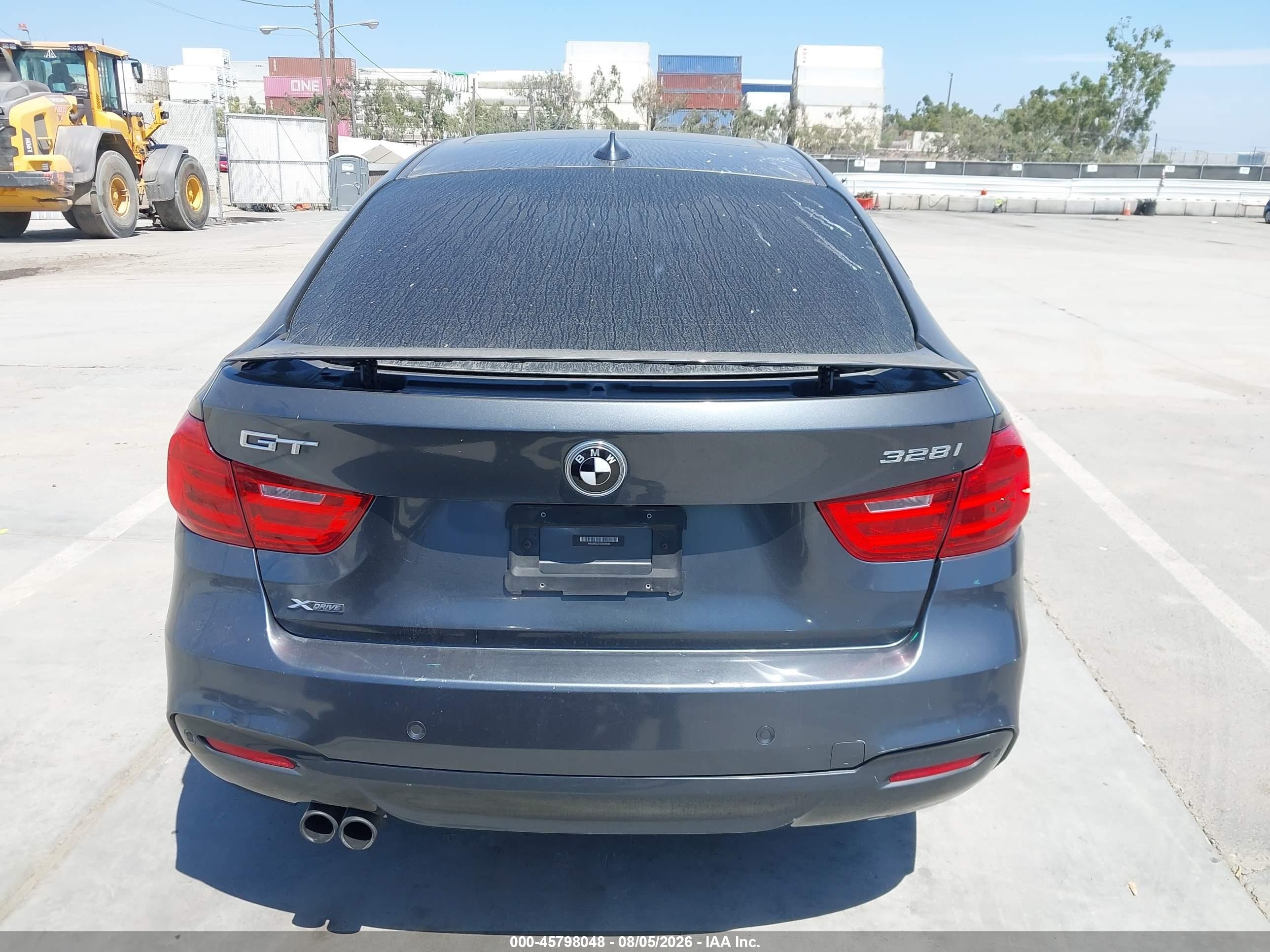 2014 Bmw 328i Gran Turismo Xdrive Gray vin: WBA3X5C51ED556568