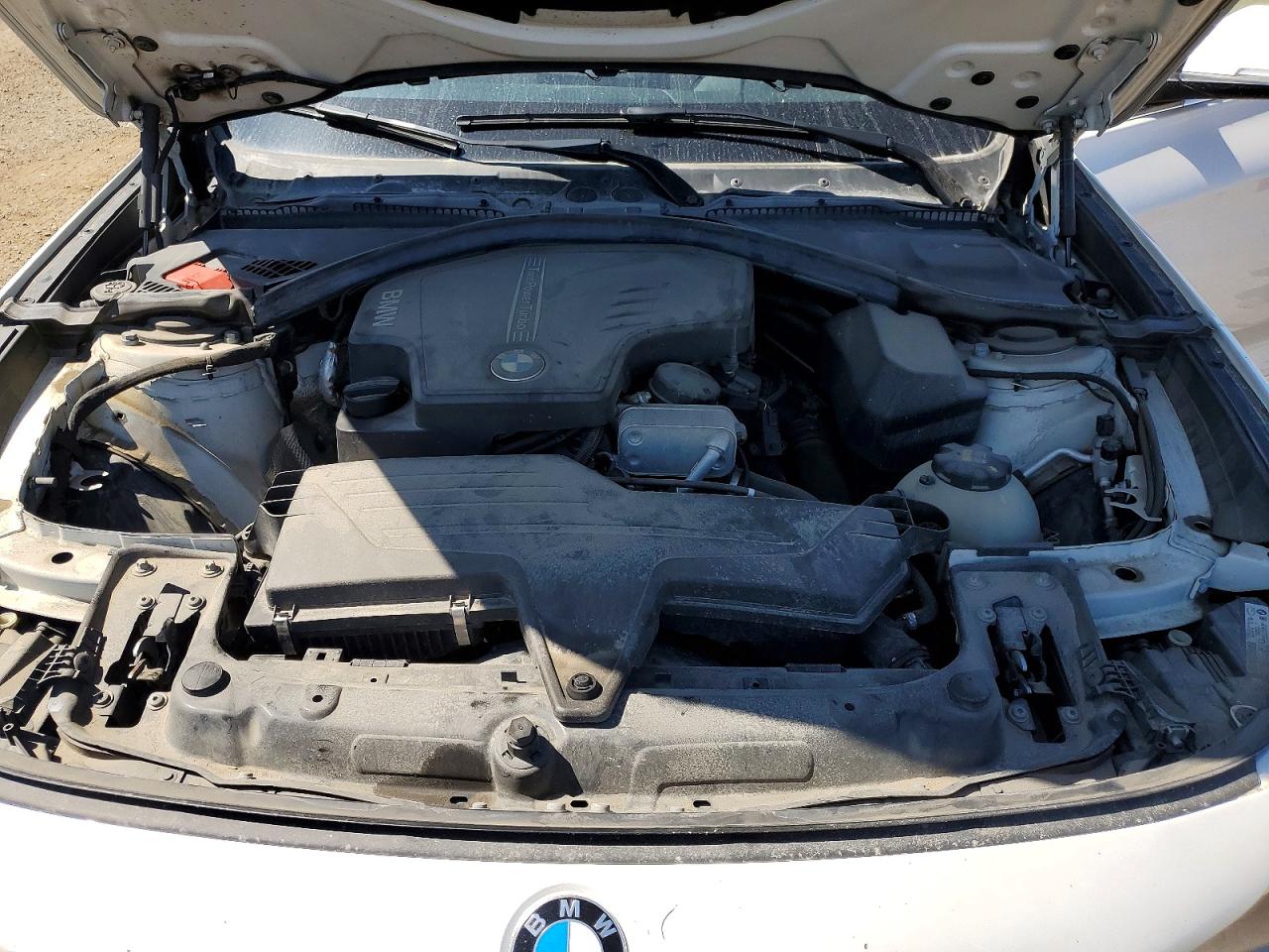 2015 Bmw 328 Xigt White vin: WBA3X5C51FD560332