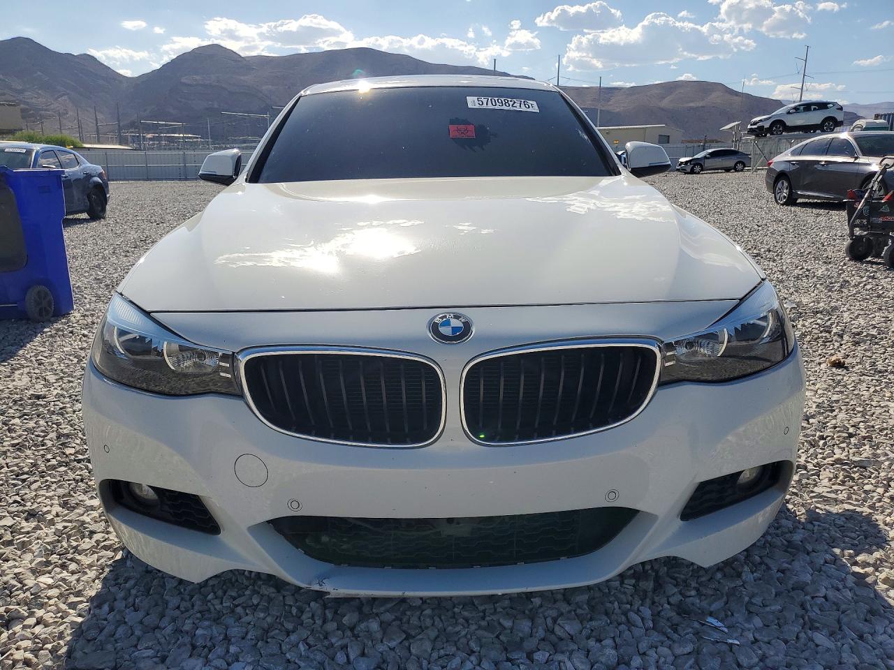 2015 Bmw 328 Xigt White vin: WBA3X5C51FD561058