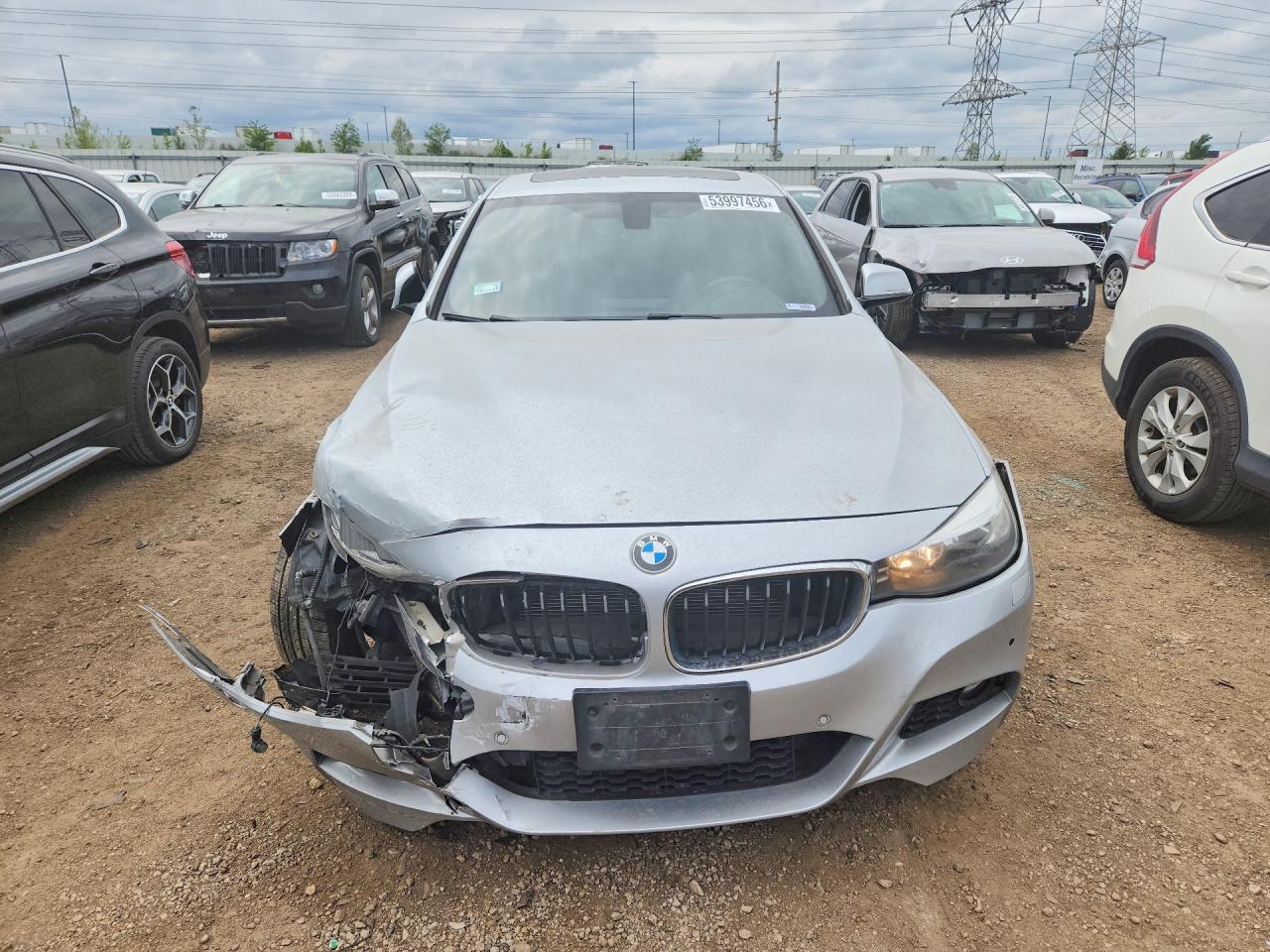 2015 Bmw 328 Xigt Серебряный vin: WBA3X5C51FD561190