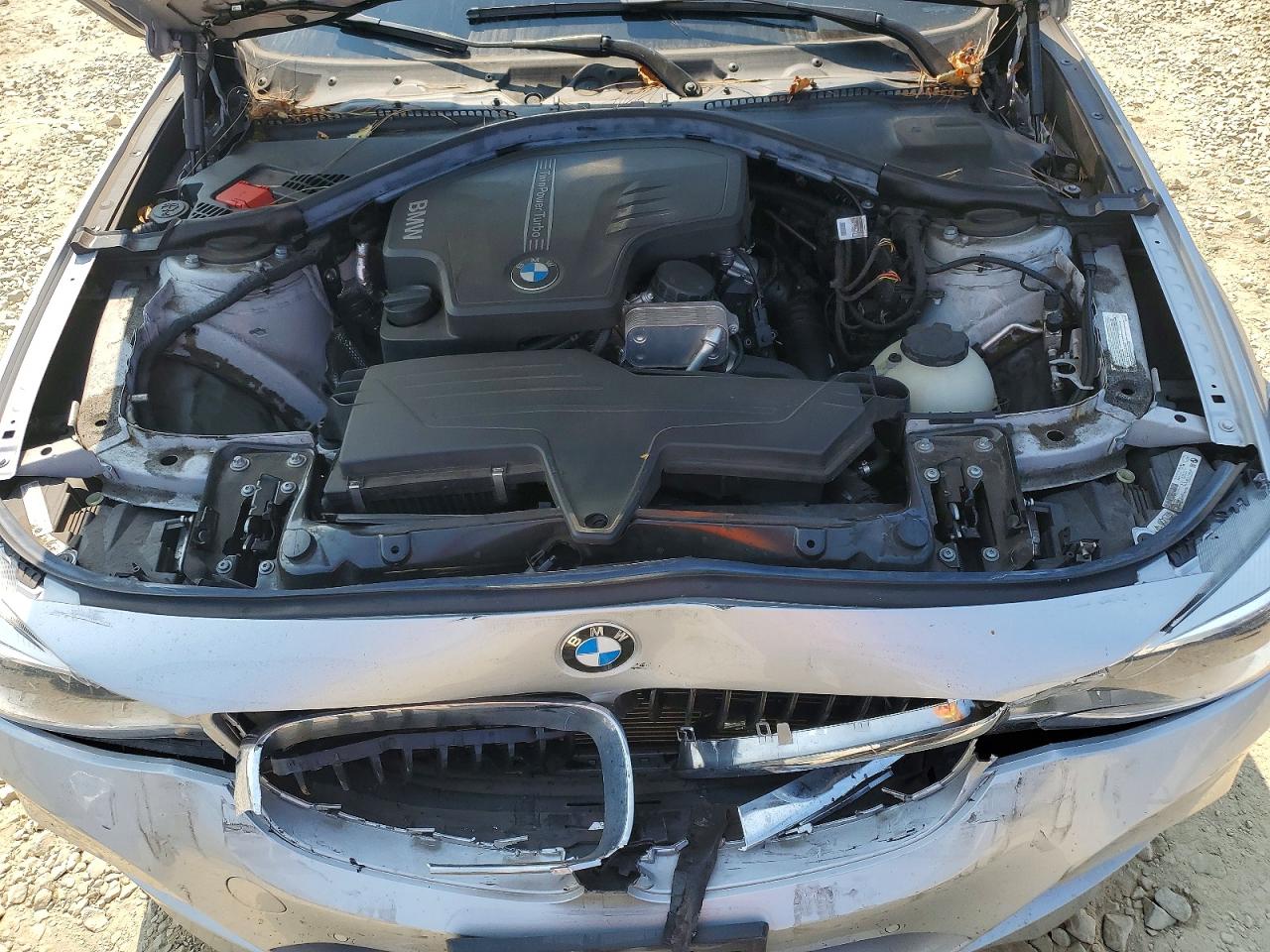 2014 Bmw 328 Xigt Silver vin: WBA3X5C52ED557972