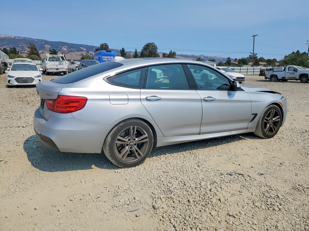 2014 Bmw 328 Xigt Silver vin: WBA3X5C52ED557972