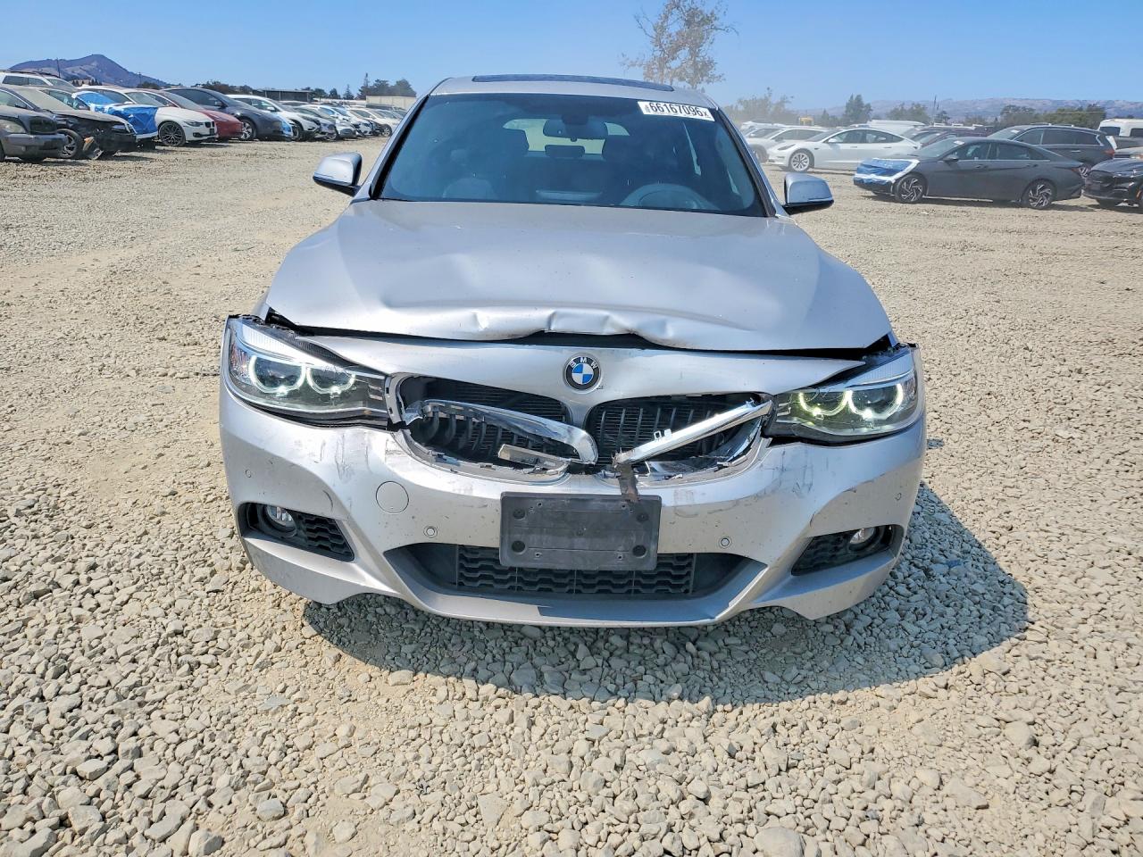 2014 Bmw 328 Xigt Silver vin: WBA3X5C52ED557972