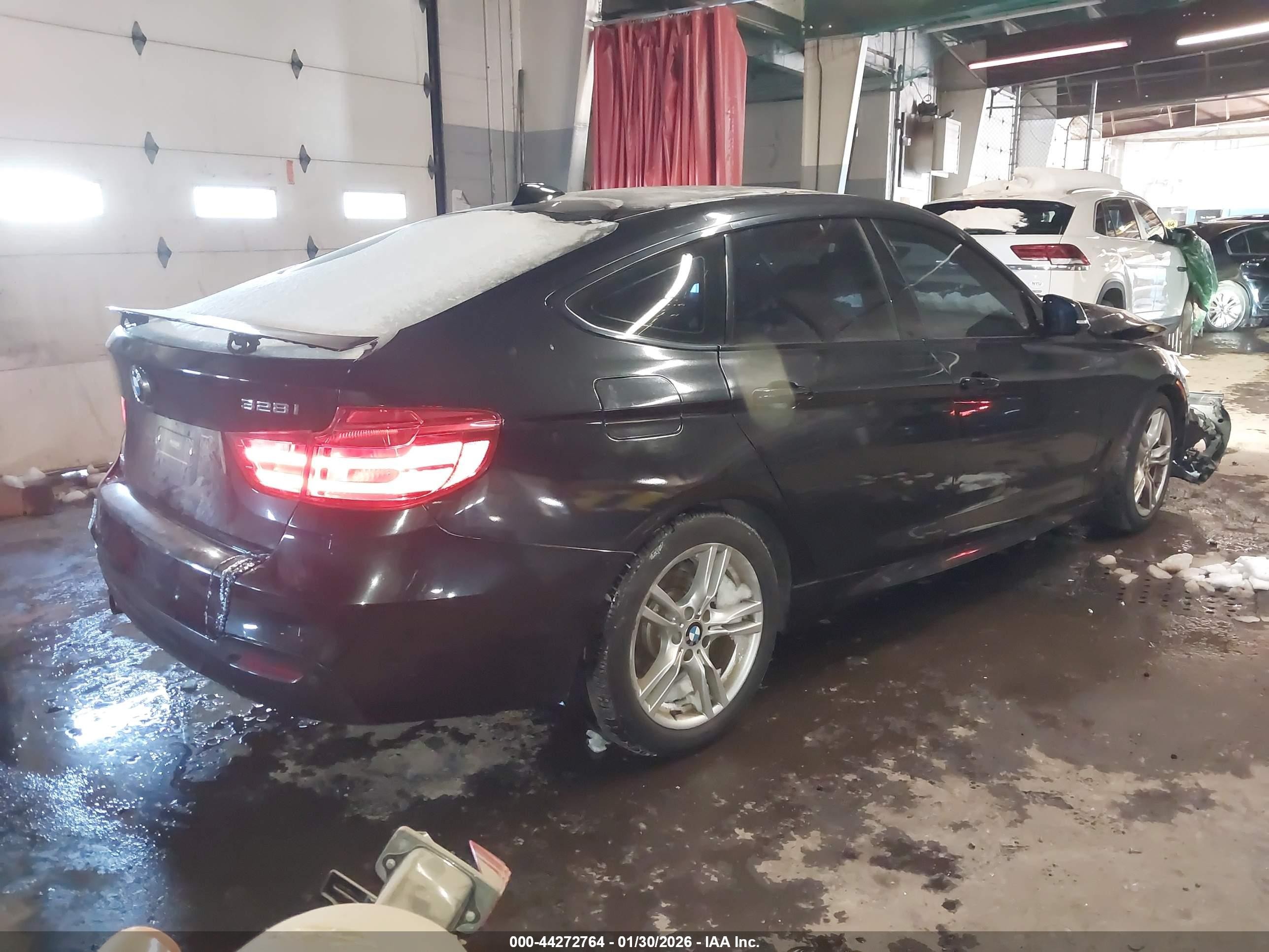 2015 Bmw 328i Gran Turismo Xdrive Black vin: WBA3X5C52FD562817
