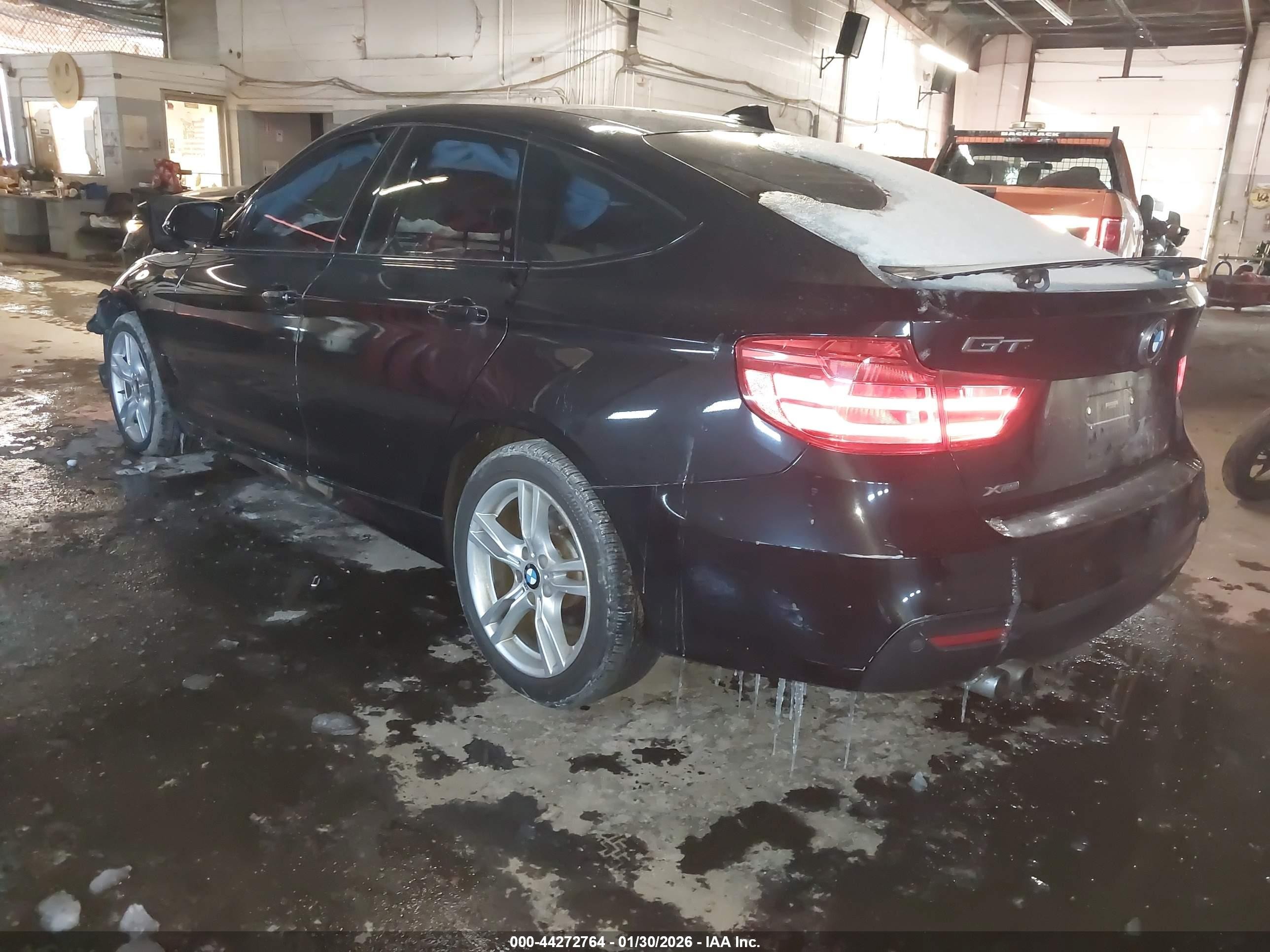 2015 Bmw 328i Gran Turismo Xdrive Black vin: WBA3X5C52FD562817