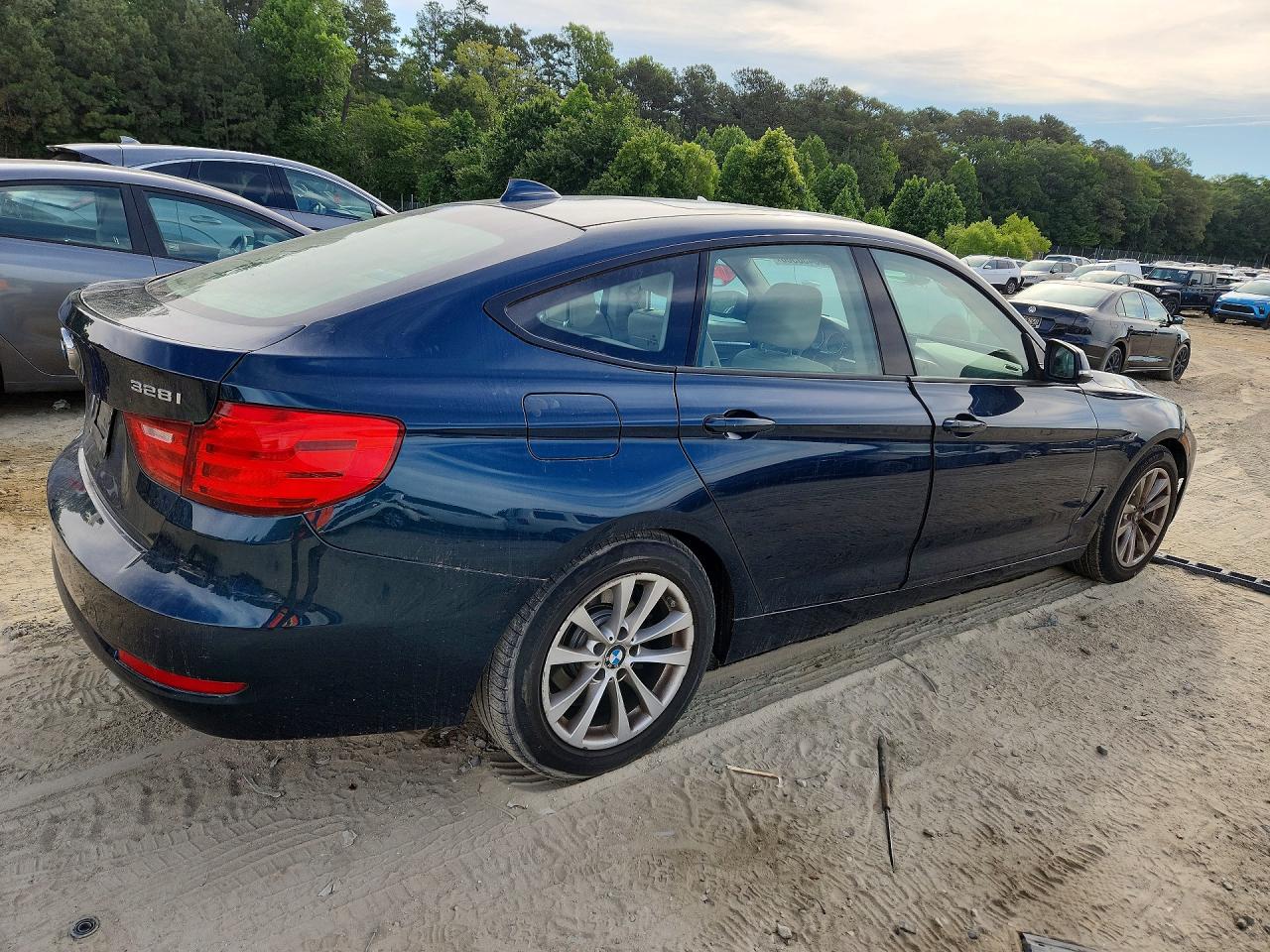 2014 Bmw 328 Xigt Blue vin: WBA3X5C53ED242887